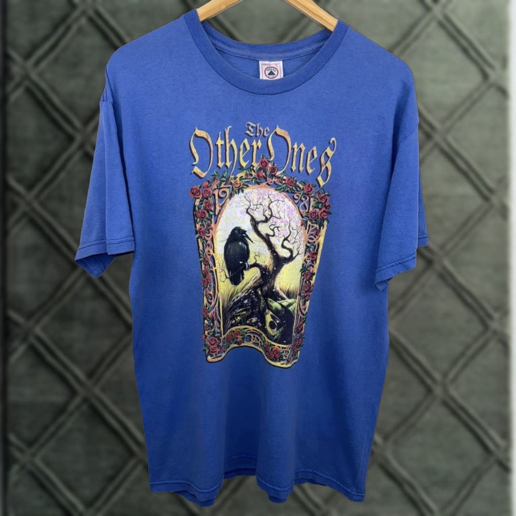 VINTAGE Grateful Dead The Other Ones Concert Tour Band Tee Shirt L Mens Blue 1998 RARE Shirt