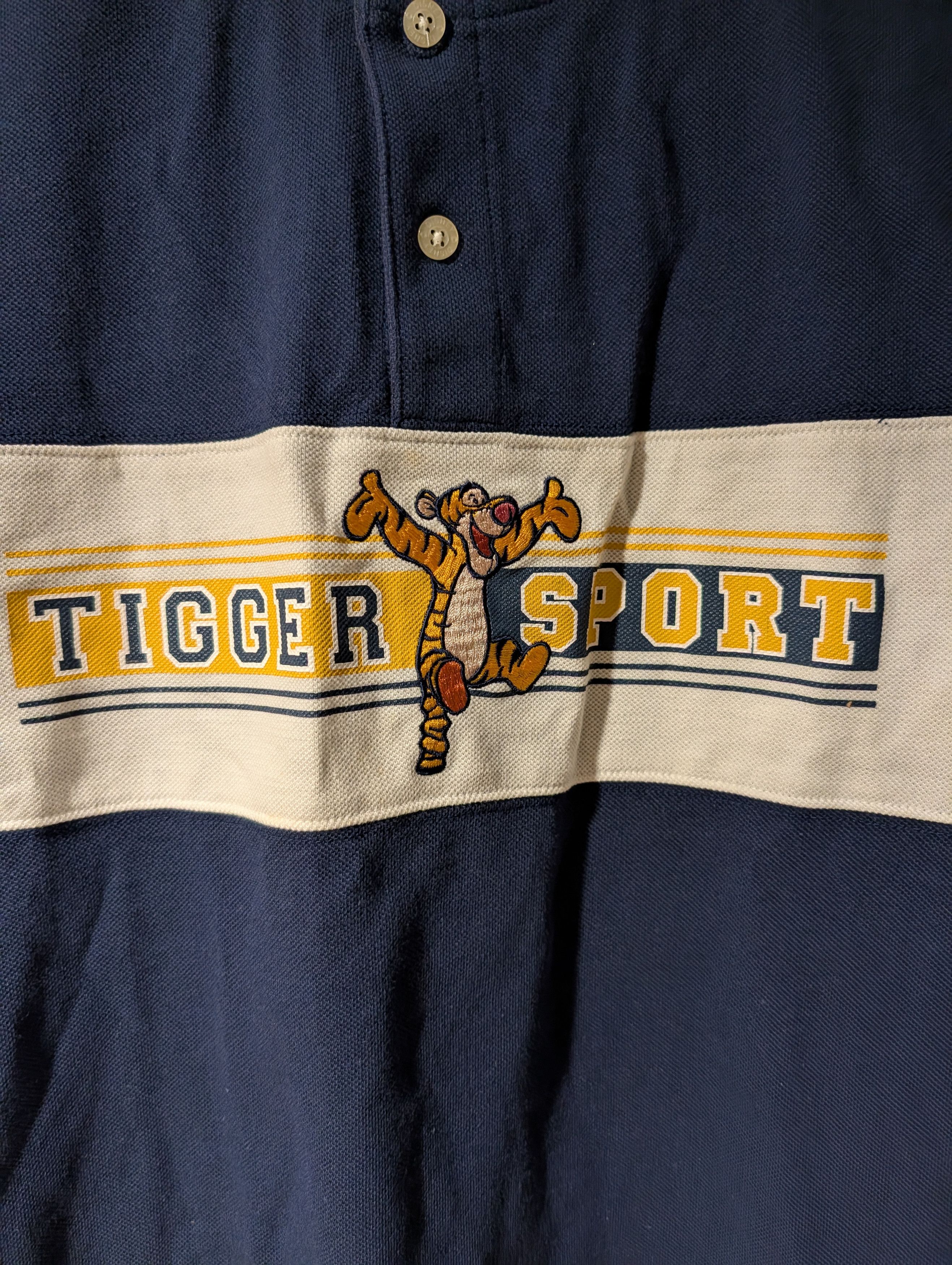 Disney Vintage 90s Walt Disney Kids Kids Large Henley T-Shirt Size US L / EU 52-54 / 3 - 2 Thumbnail