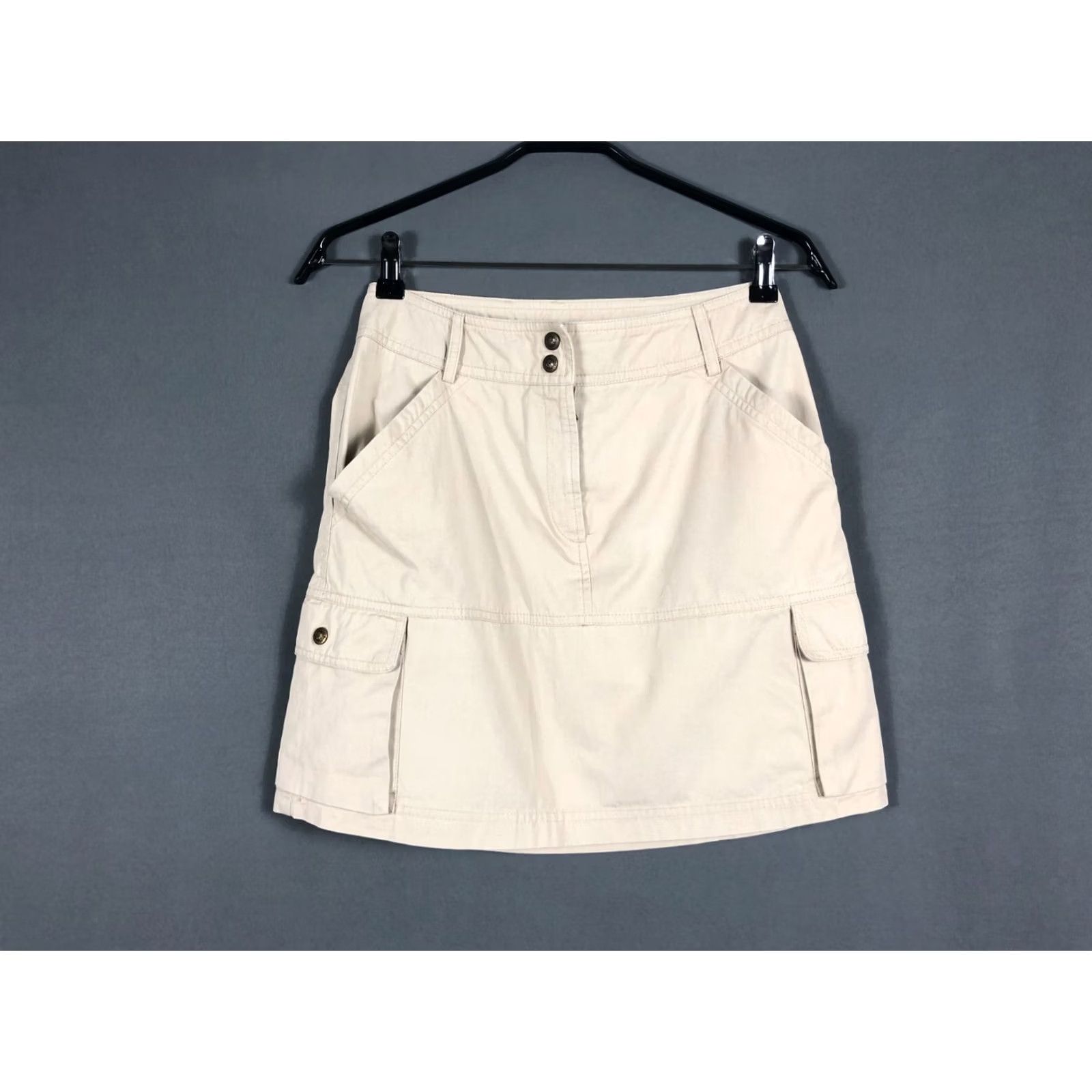 Dolce & Gabbana Dolce&Gabbana Cargo Skirt Cotton Beige Women Size 38 Skirt Short Pockets Logo Casual Style 90s? Size 26" / US 2 / IT 38 - 5 Thumbnail