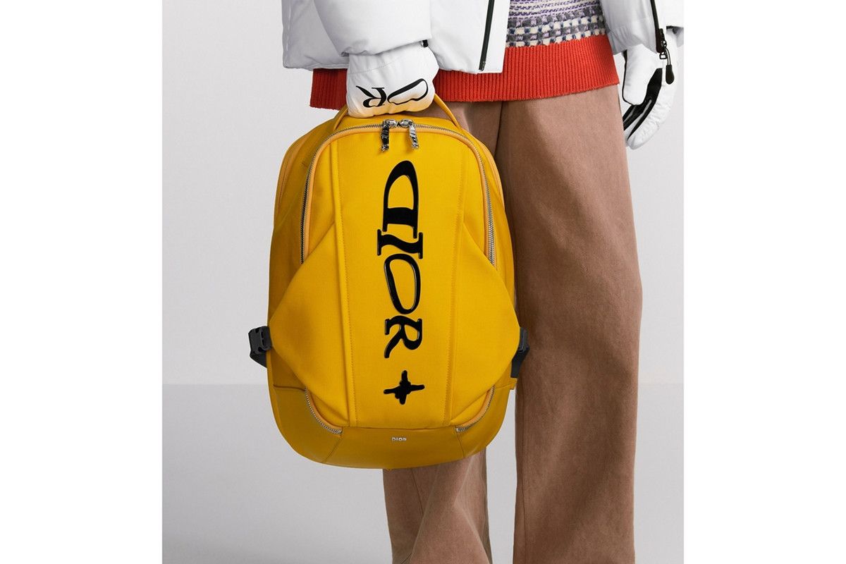 Dior o1bcso1str0226 Size:OS/Hamilton Zipped Bacgpack in Yellow Size ONE SIZE - 5 Thumbnail