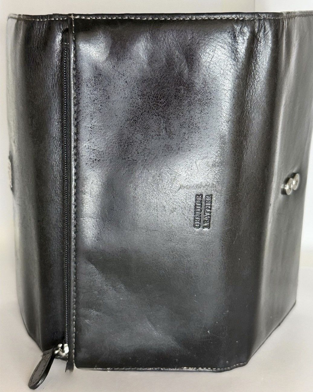 Giani Bernini Giani Bernini Black Genuine Leather Long Wallet Minimalist Size ONE SIZE - 4 Thumbnail