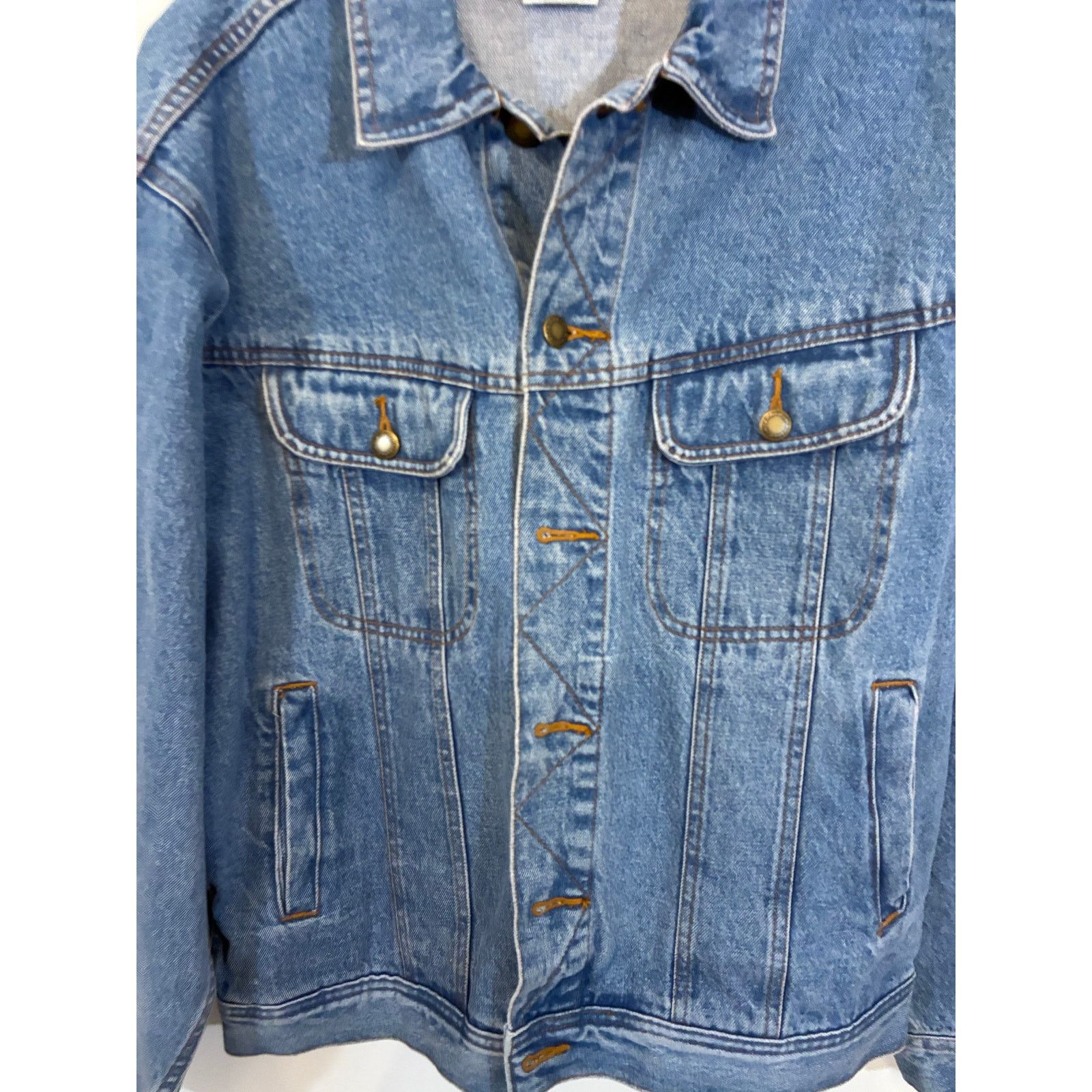 Wrangler Wrangler Denim Trucker Jacket Cowboy Western Workwear L Size US L / EU 52-54 / 3 - 2 Thumbnail