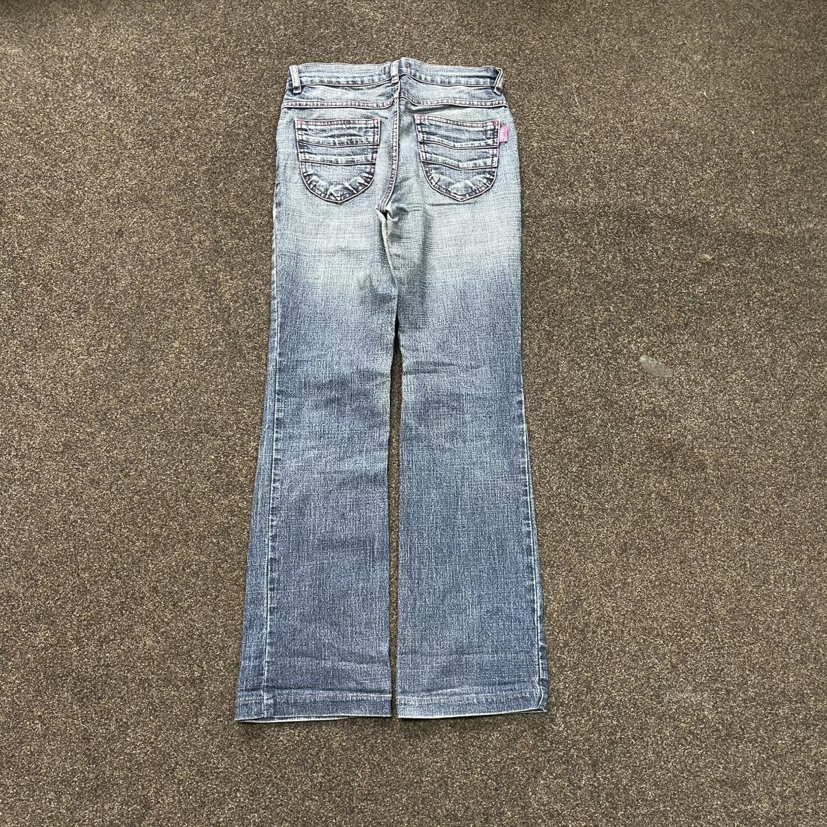 Vintage Vintage Y2K Baggy Wide Leg Jeans Sun Faded Skater 90s Logo Size 32" / US 10 / IT 46 - 2 Thumbnail