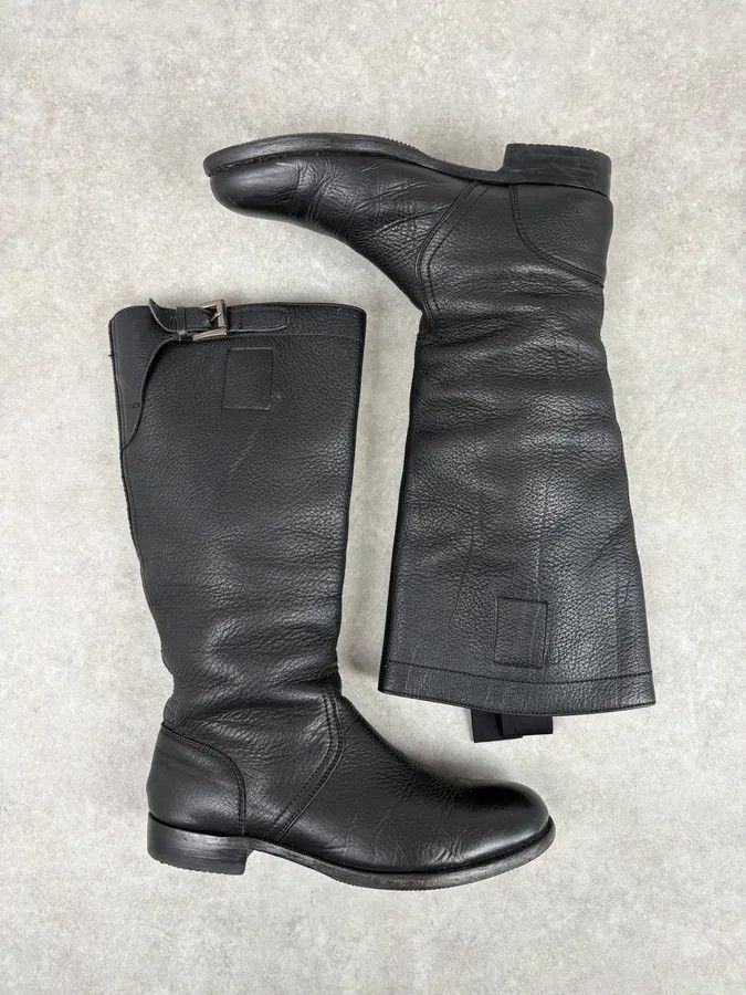 Jil Sander Jil Sander Black Leather Ankle Biker Boots Size US 8 / EU 41 - 4 Thumbnail