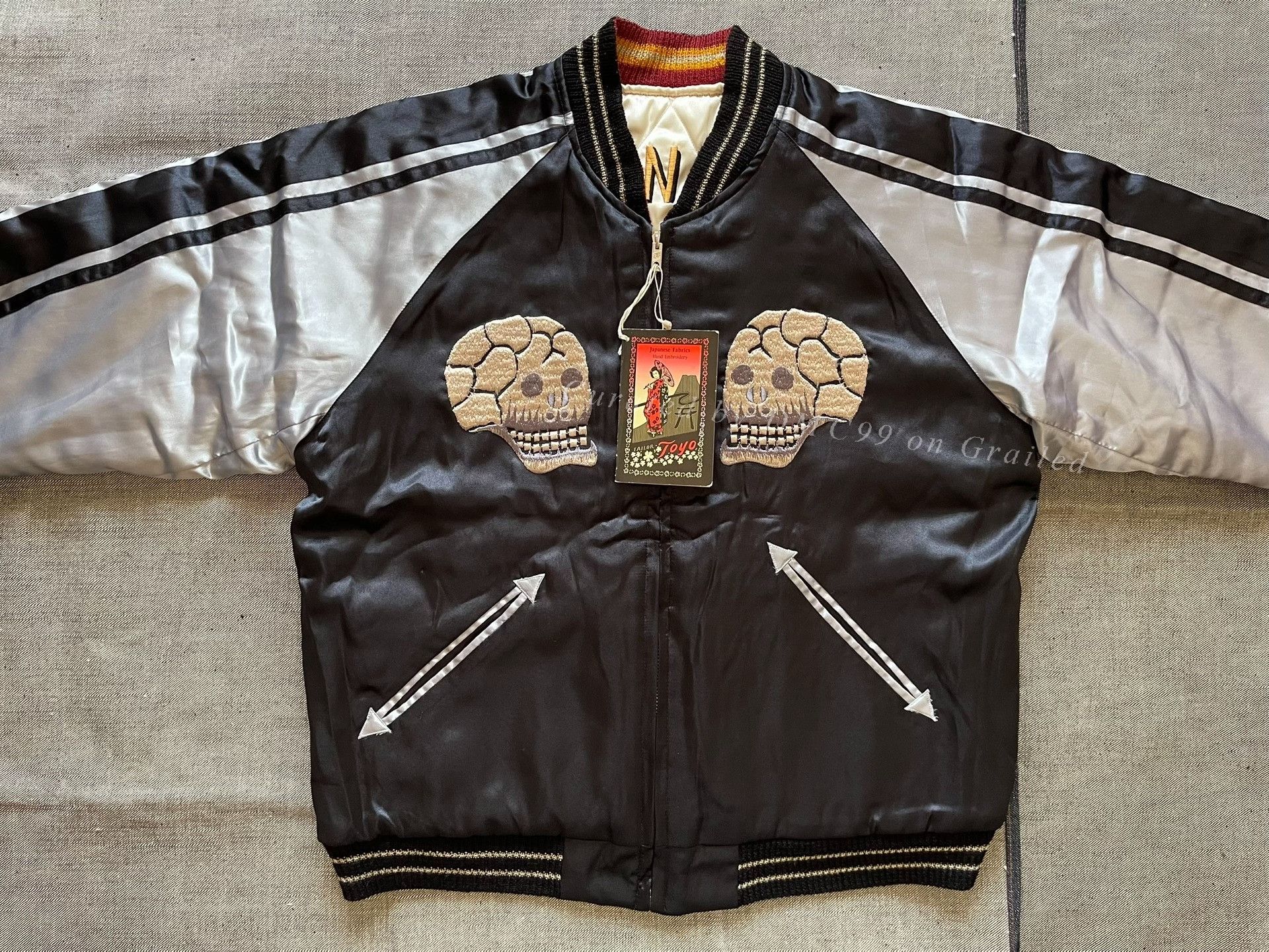 Other Toyo Yokosuka Embroidered Skull Snake Jacket Size US M / EU 48-50 / 2 - 1 Thumbnail