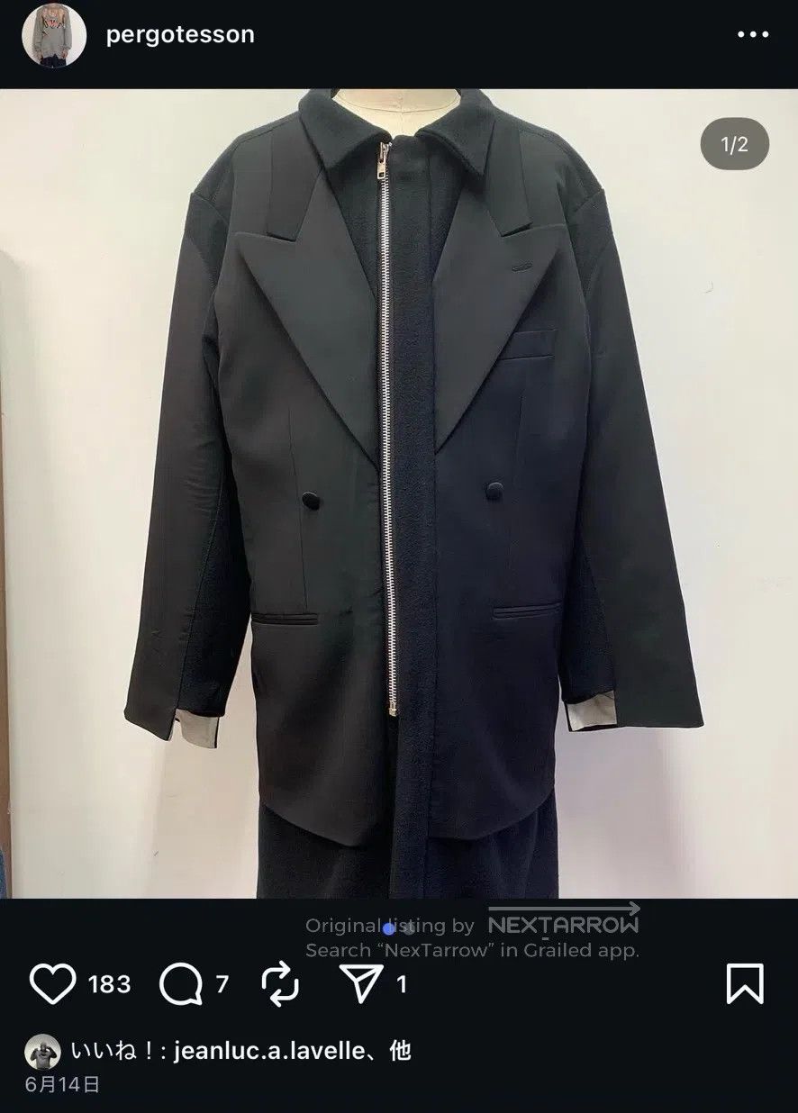 Per Gotesson PER GOTESSON Spliced material coat| Size US M / EU 48-50 / 2 - 7 Thumbnail