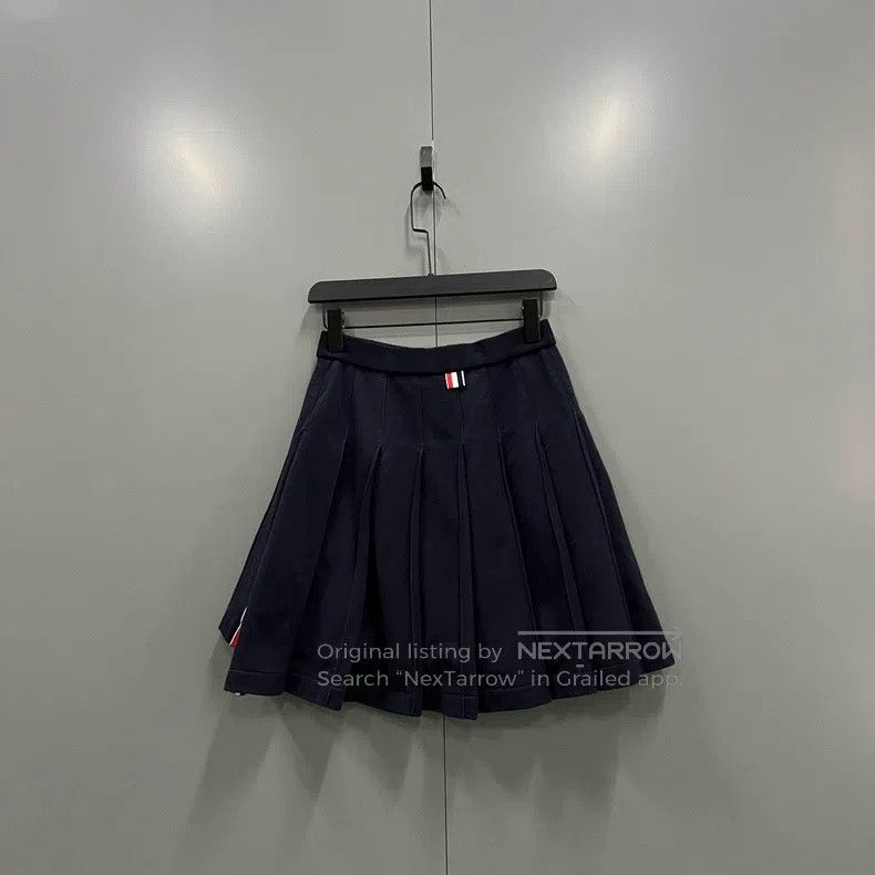 Thom Browne Thom Browne Navy Blue Mini Pleated Skirt Size 25" / US 0 / IT 36 - 3 Thumbnail