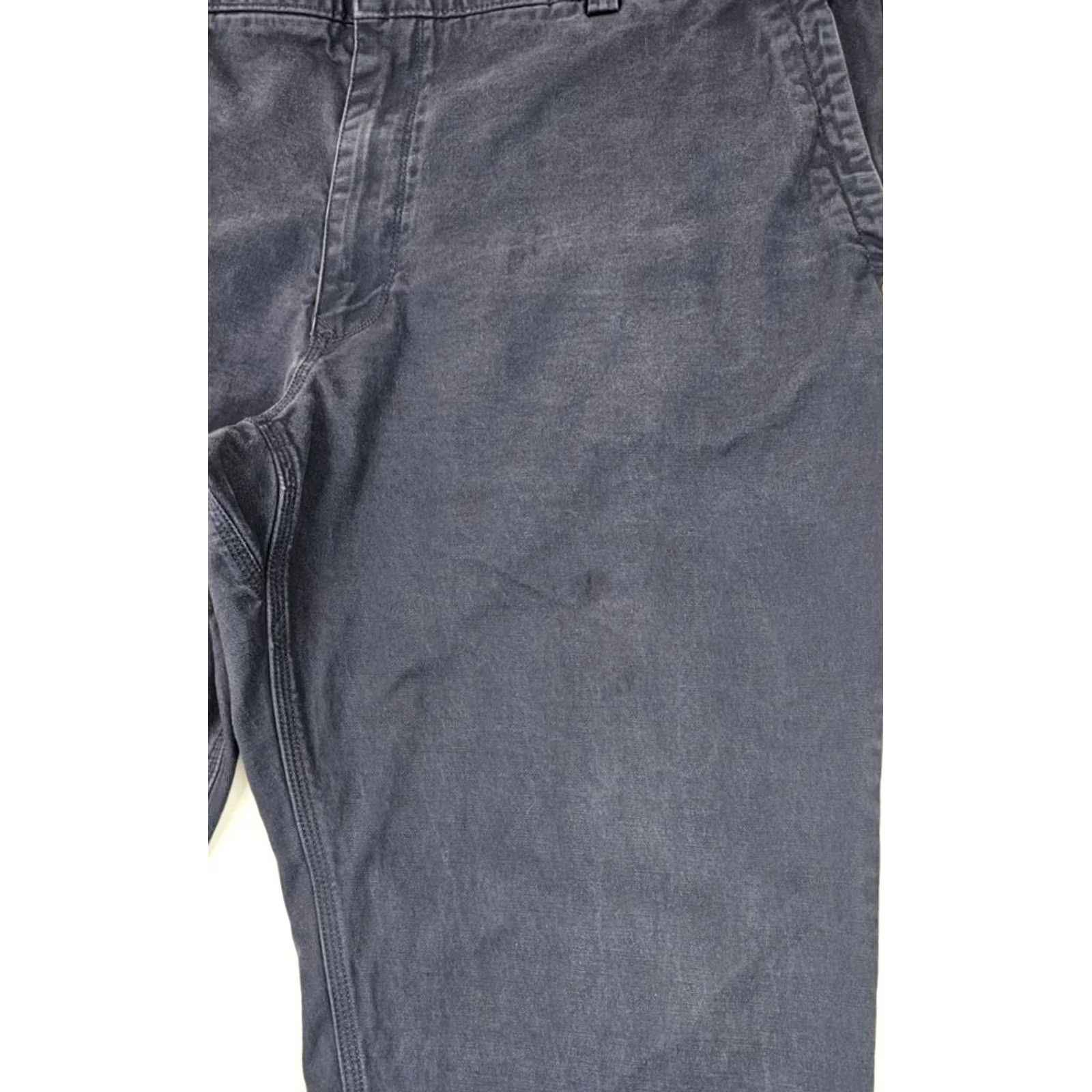 Vintage Duluth Trading Flex Ballroom Khakis Navy Blue Trim Fit Pants Men 42x29 Casual Workwear Baggy? Size US 42 / EU 58 - 2 Thumbnail