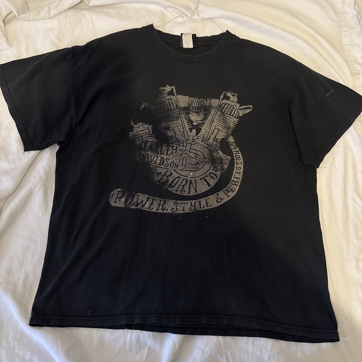 Harley Davidson Vintage Harley Davidson t-shirt size large black Size US L / EU 52-54 / 3 - 1 Thumbnail