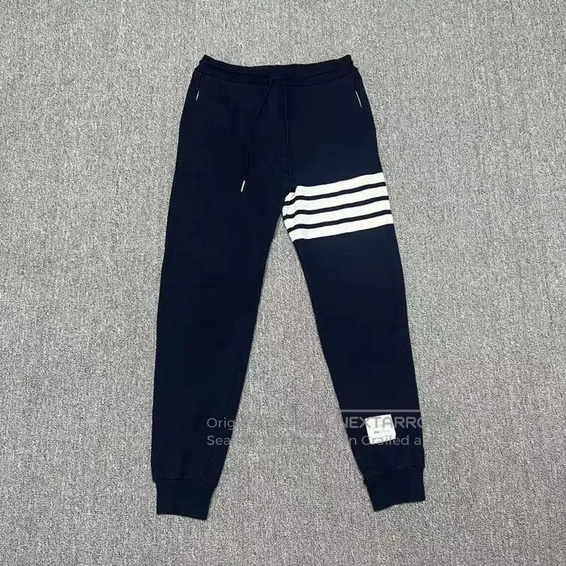 Thom Browne Thom Browne Navy Cotton Casual Trousers . Size US 28 / EU 44 - 1 Thumbnail
