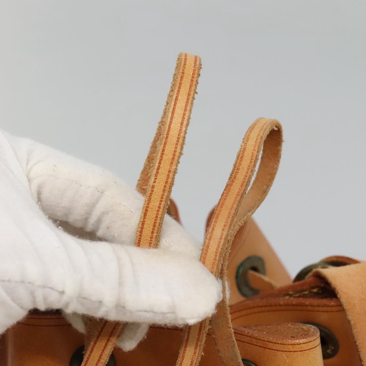 Louis Vuitton LOUIS VUITTON Nomad Leather Petit Noe Shoulder Bag Beige Size ONE SIZE - 10 Thumbnail