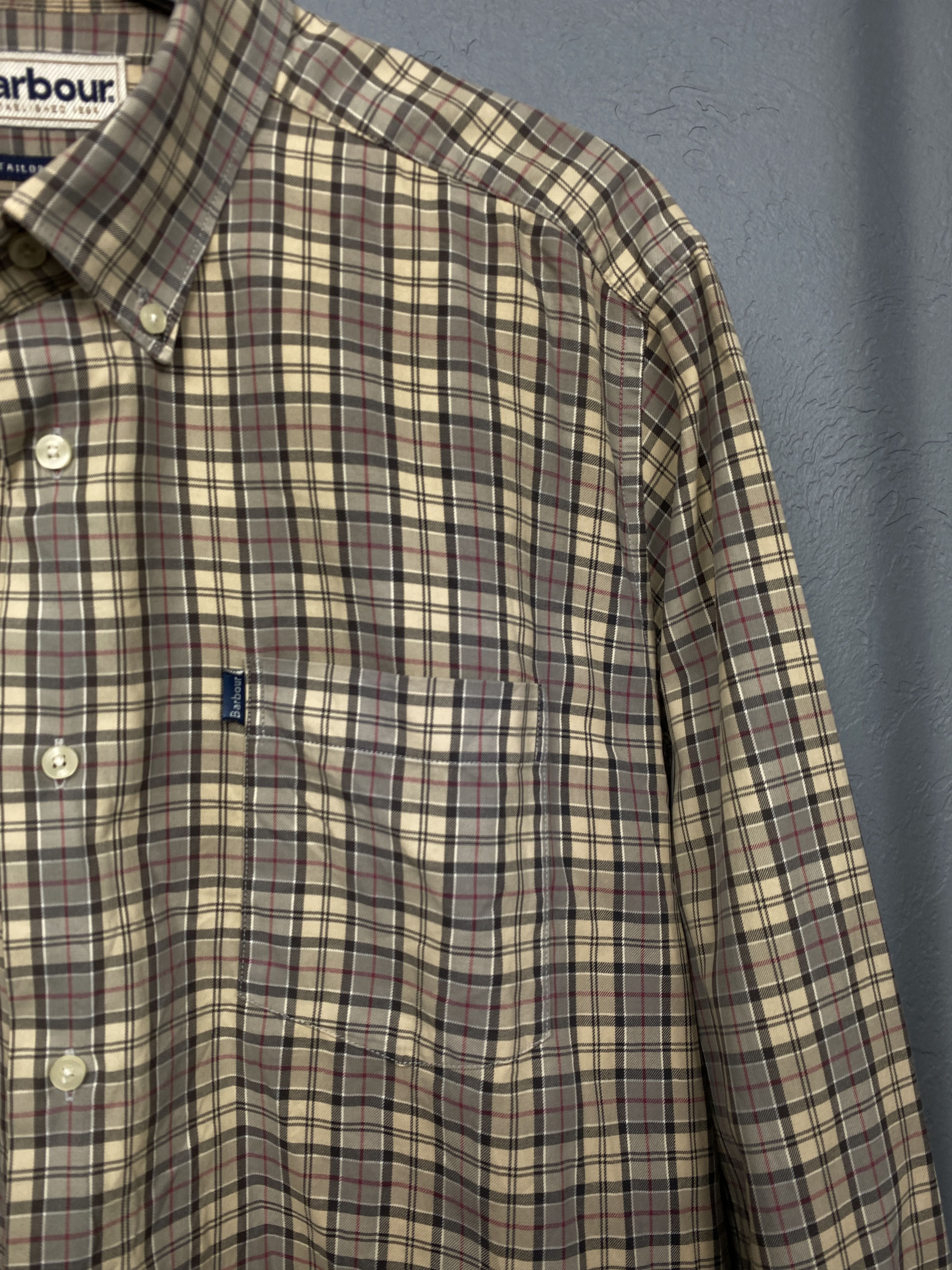 Barbour Barbour Vintage Mens Tartan Check Plaid Long Sleeve Shirt Size US M / EU 48-50 / 2 - 4 Thumbnail