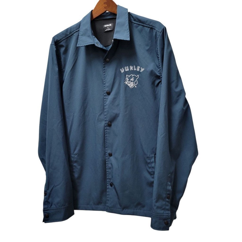 Hurley Hurley Embroidered Logo Men's Windbreaker Jacket Size Large Size US L / EU 52-54 / 3 - 4 Thumbnail