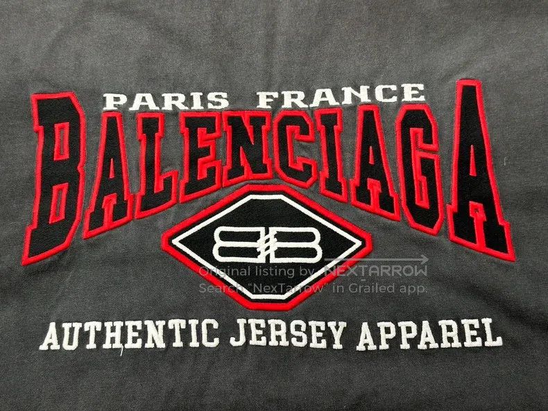 Balenciaga Balenciaga Batman Letter Vintage Distressed T-Shirt Black Size US M / EU 48-50 / 2 - 3 Thumbnail