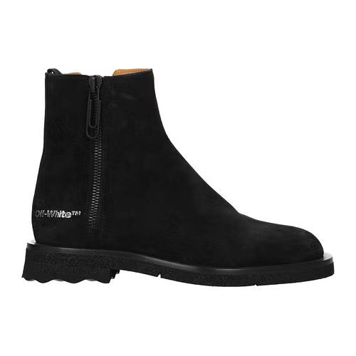 image of Off White Ob1O1E0424 Ankle Boots In Black, Men's (Size 8)