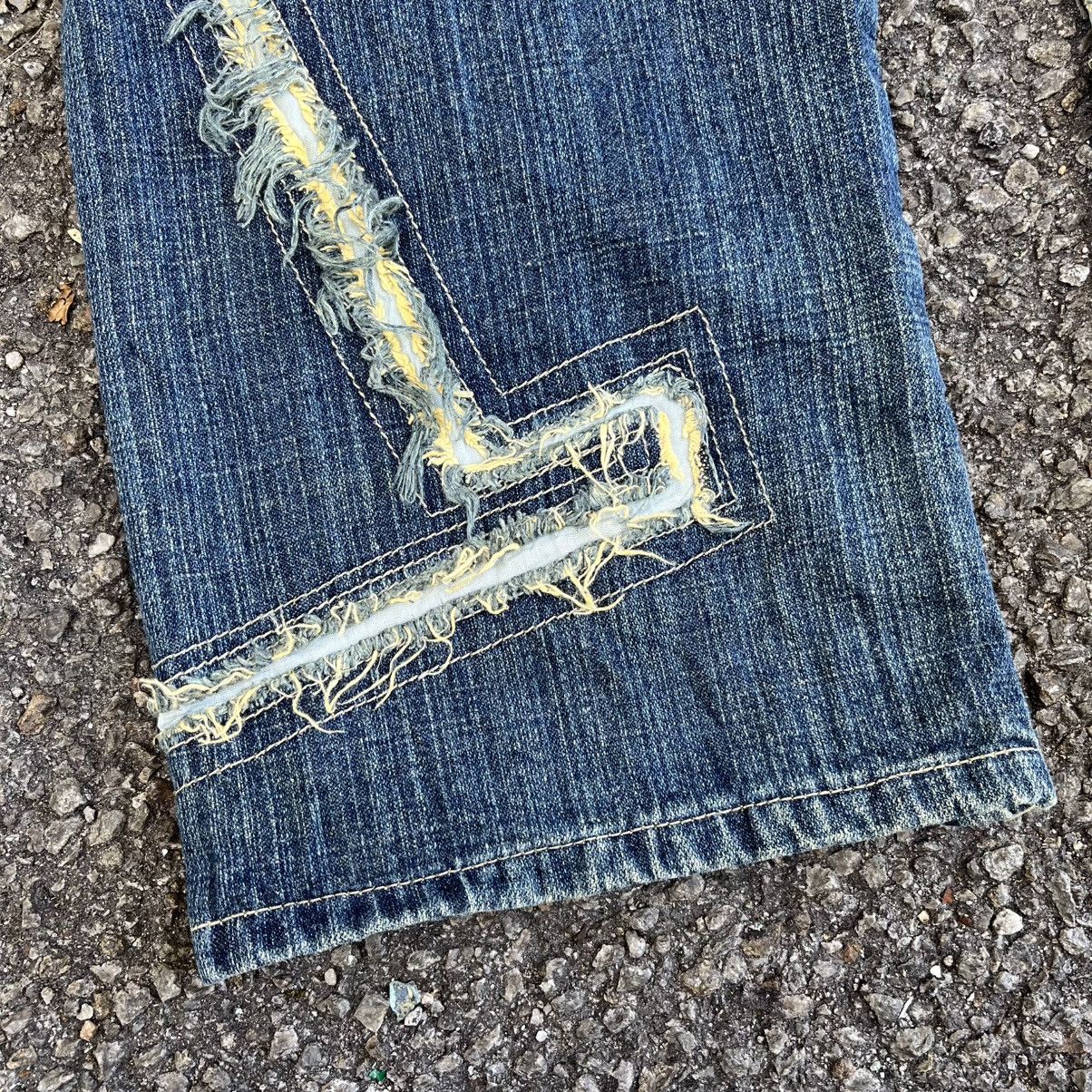 Hysteric Glamour Punk Distressed Kapital Style Denim Grunge Jeans Size US 31 - 3 Thumbnail