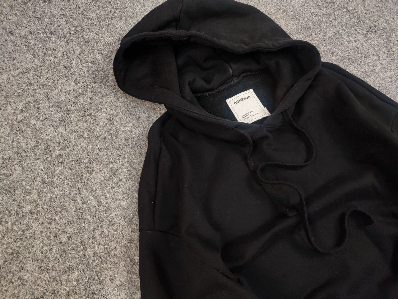 Japanese Brand Bohrhoo Japanese Oversized Black Hooded Avant Garde Size US S / EU 44-46 / 1 - 8 Thumbnail
