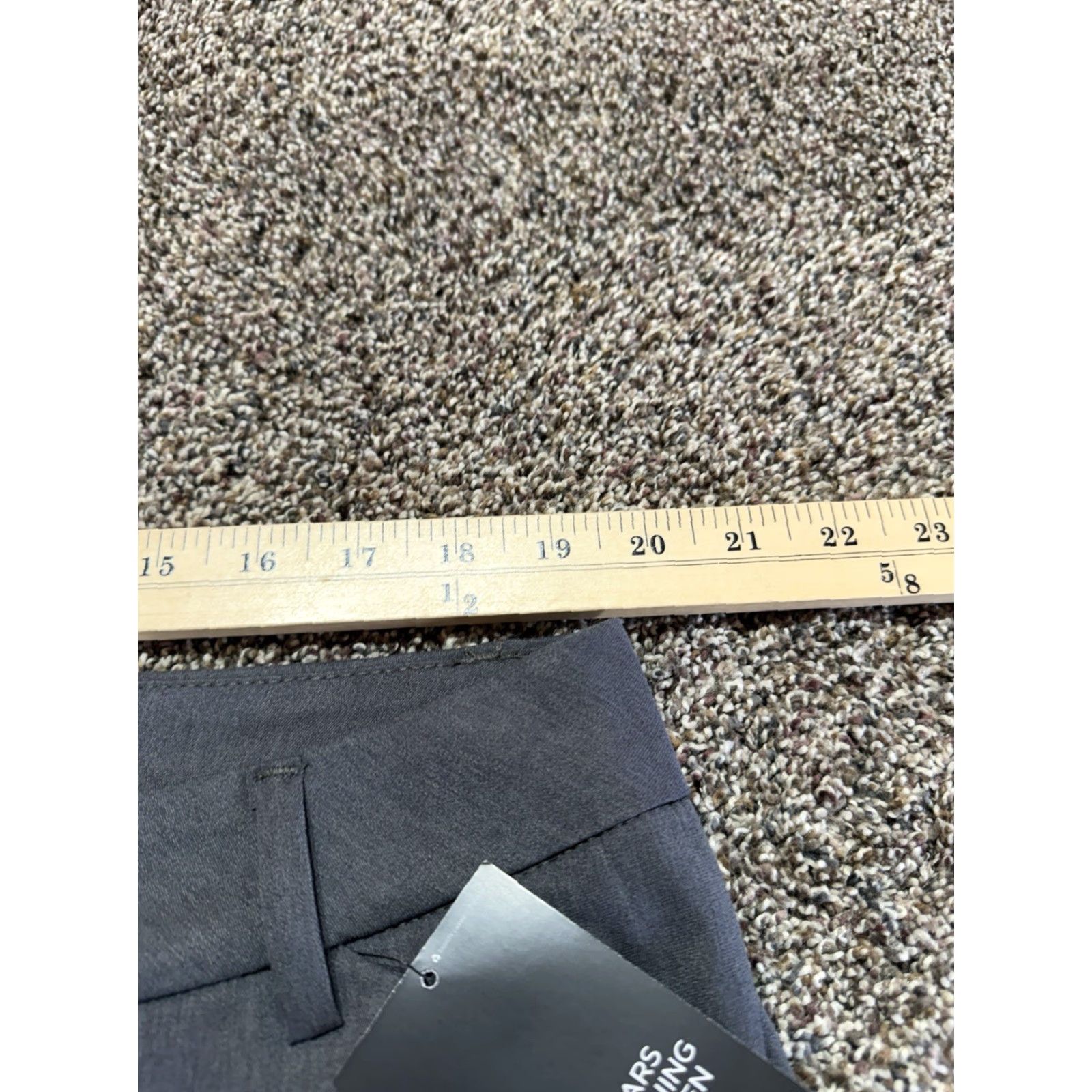 Lee Lee Pants Women Size 18 Gray Mid Rise Straight Leg NEW TAGS Size 40" / US 18 - 7 Thumbnail