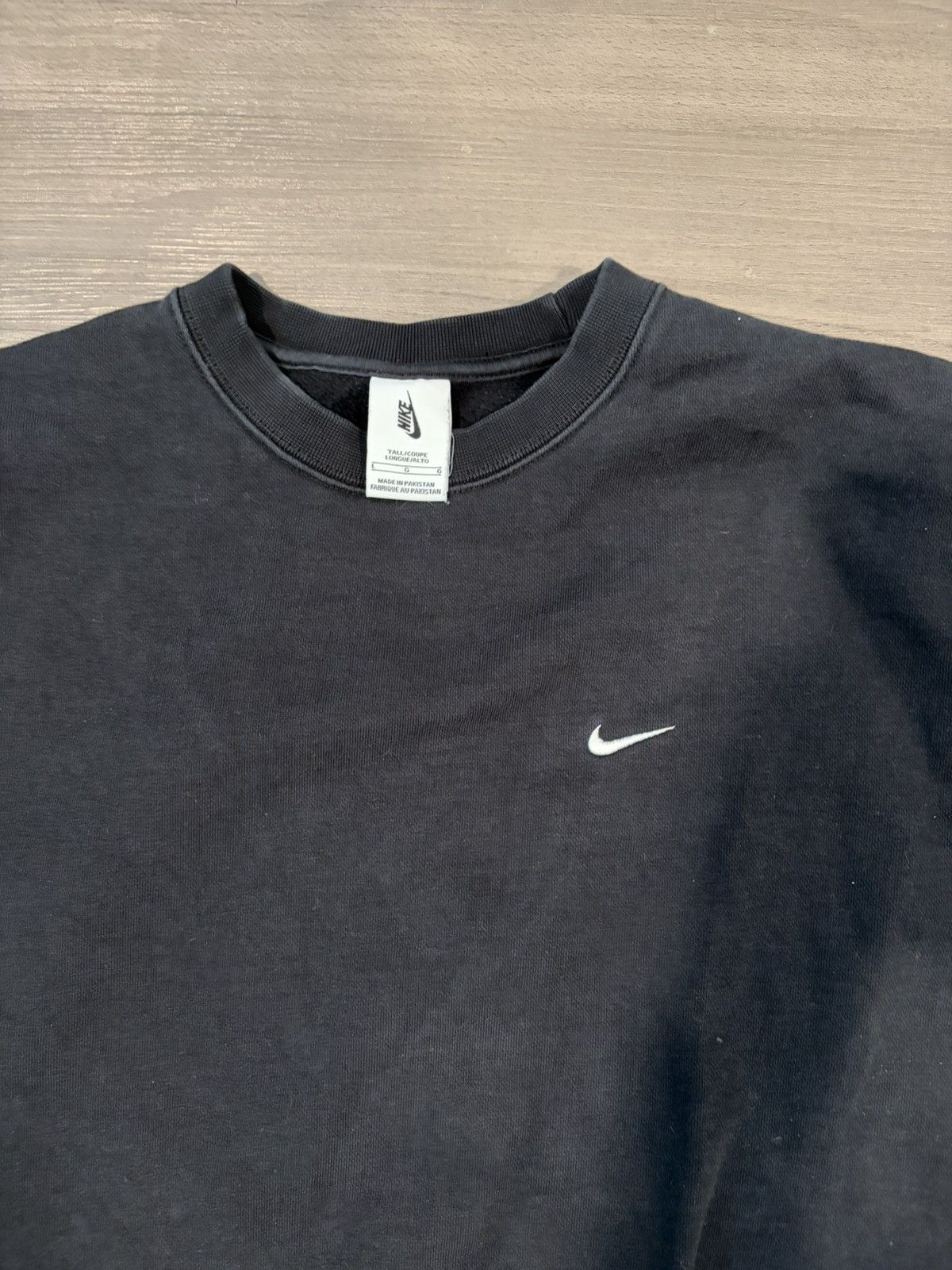 Nike Vintage Nike Black Crewneck Size US L / EU 52-54 / 3 - 2 Thumbnail
