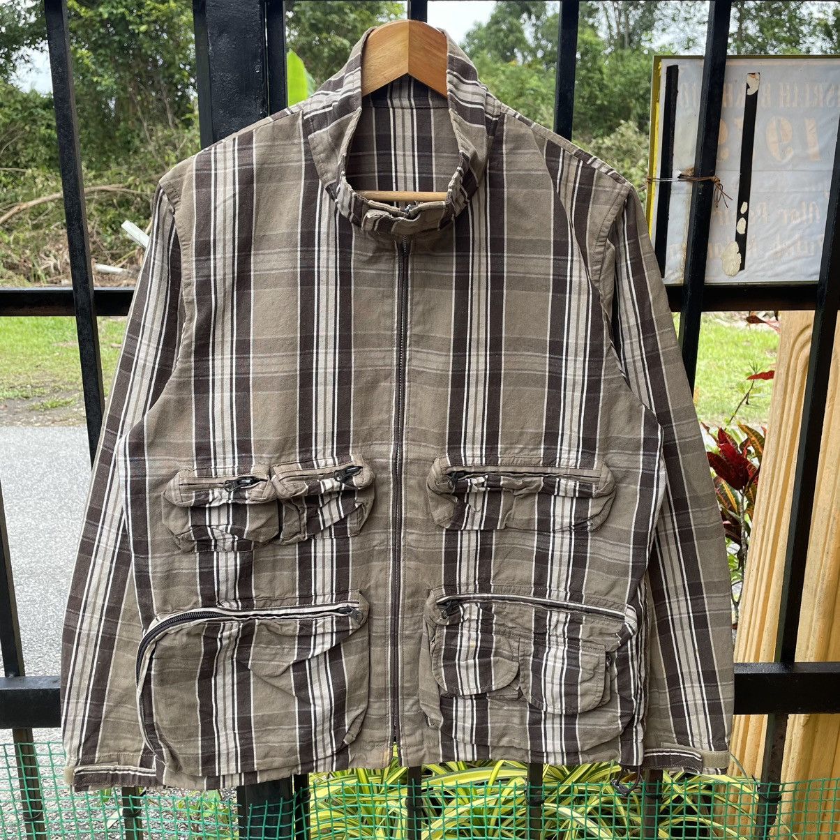 Comme Ca Ism 🔥🇯🇵Com Ca Ism Multipockets Tactical Checkerd Light Jacket Size US M / EU 48-50 / 2 - 5 Thumbnail