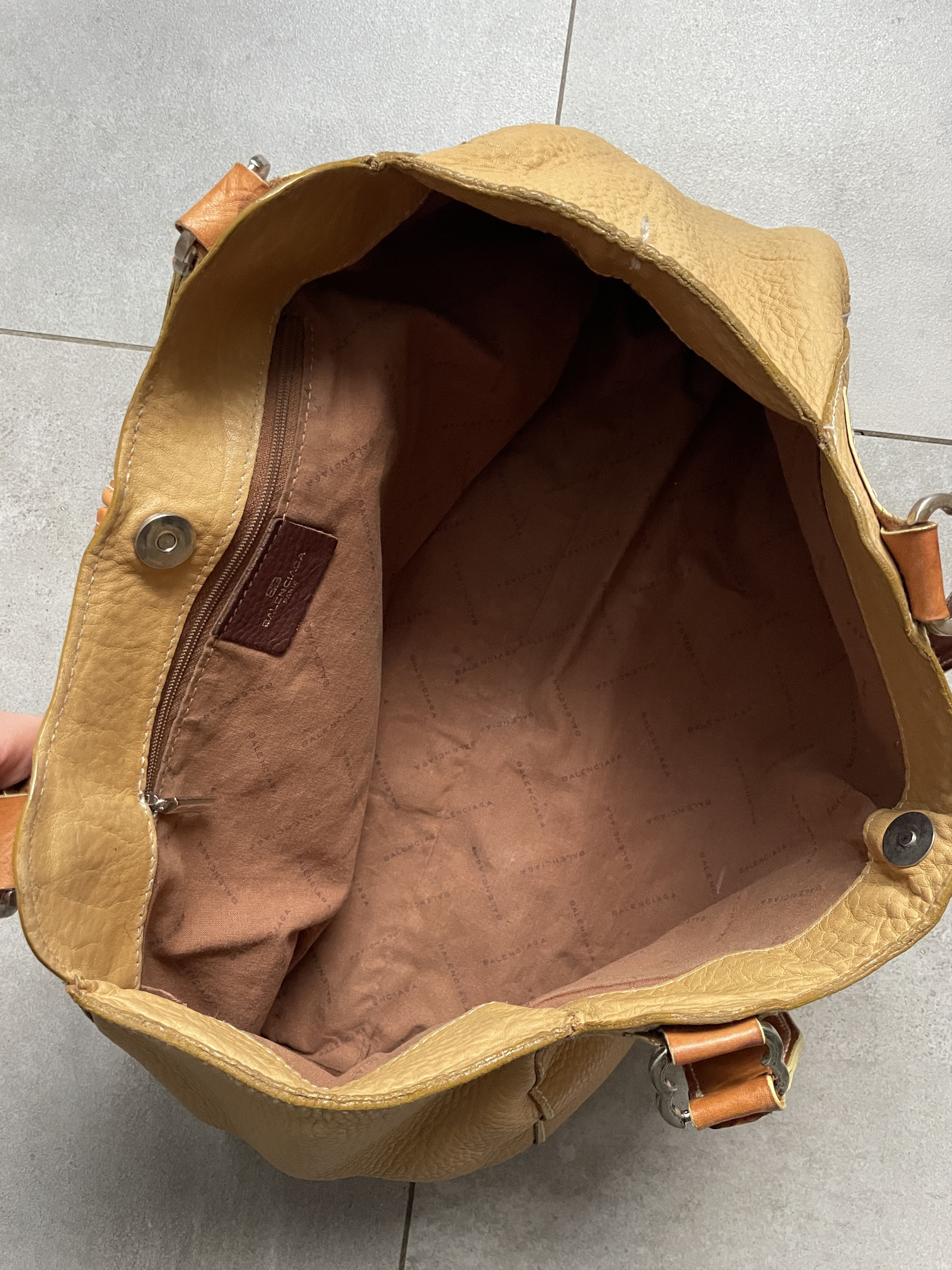 Balenciaga Y2K BALENCIAGA BEIGE TWO TONE LEATHER NOT CITY BAG Size ONE SIZE - 3 Thumbnail