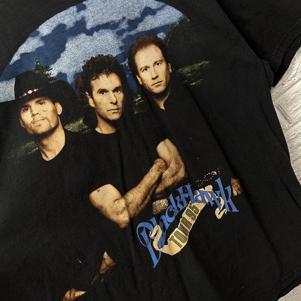 Vintage Vintage 1995 Blackhawk Band Tour Shirt XL Size US XL / EU 56 / 4 - 3 Thumbnail