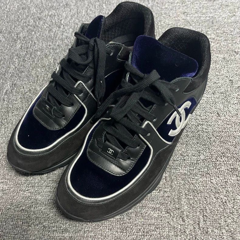 Chanel Chanel Black and White Casual Sneakers -2505 Size US 8 / EU 41 - 2 Thumbnail