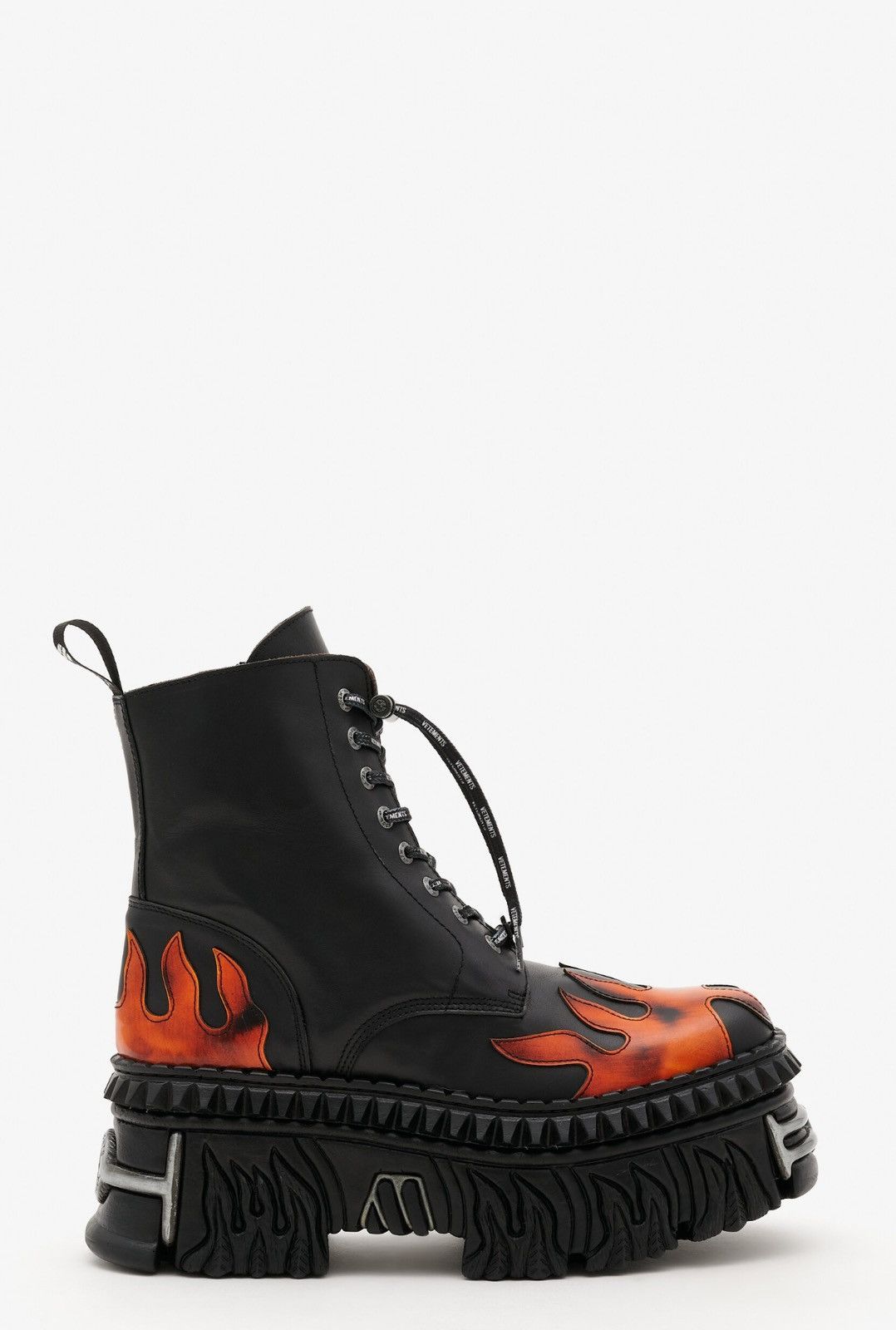 New Rock × Vetements Vetements New Rock Black Flame Boots Size US 6 / EU 39 - 9 Thumbnail