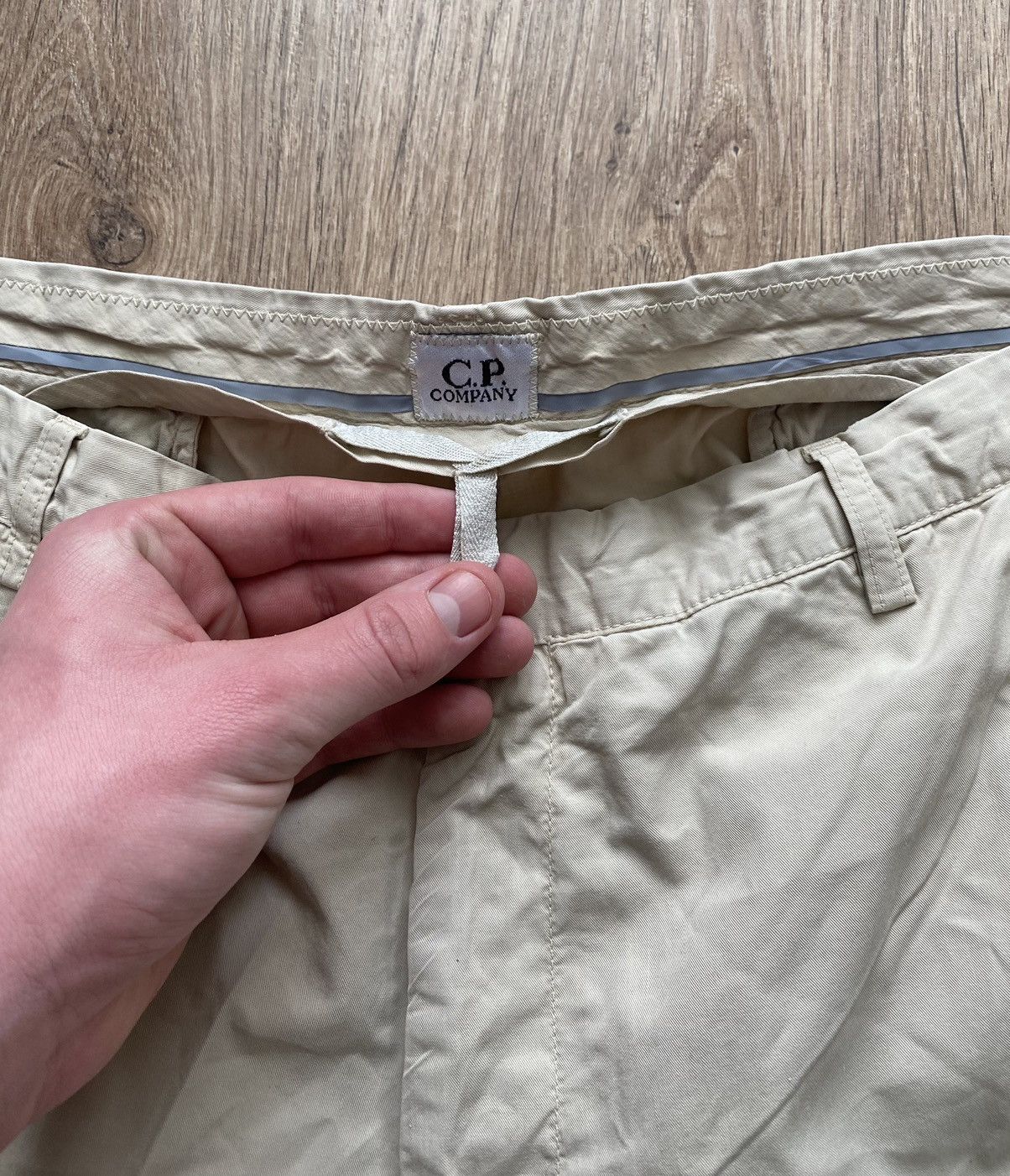 C.P. Company × Vintage Vintage C.P. Company by Massimo Osti baggy beige pants Size US 38 / EU 54 - 2 Thumbnail