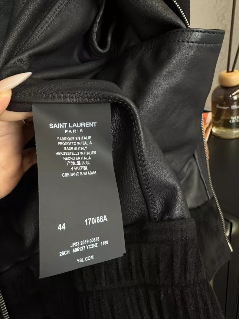 Saint Laurent Paris Saint Laurent Paris Suede rivet jacket-2506 Size US XS / EU 42 / 0 - 5 Thumbnail