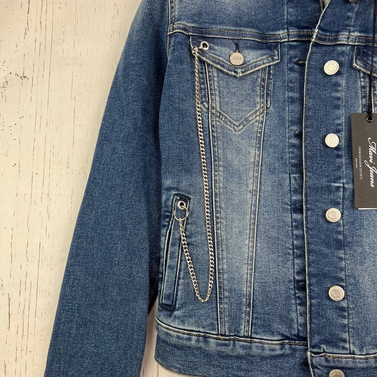 Mavi Mavi Small Cropped Fit Stretchable Denim Jeans Jacket Women Size S / US 4 / IT 40 - 4 Thumbnail