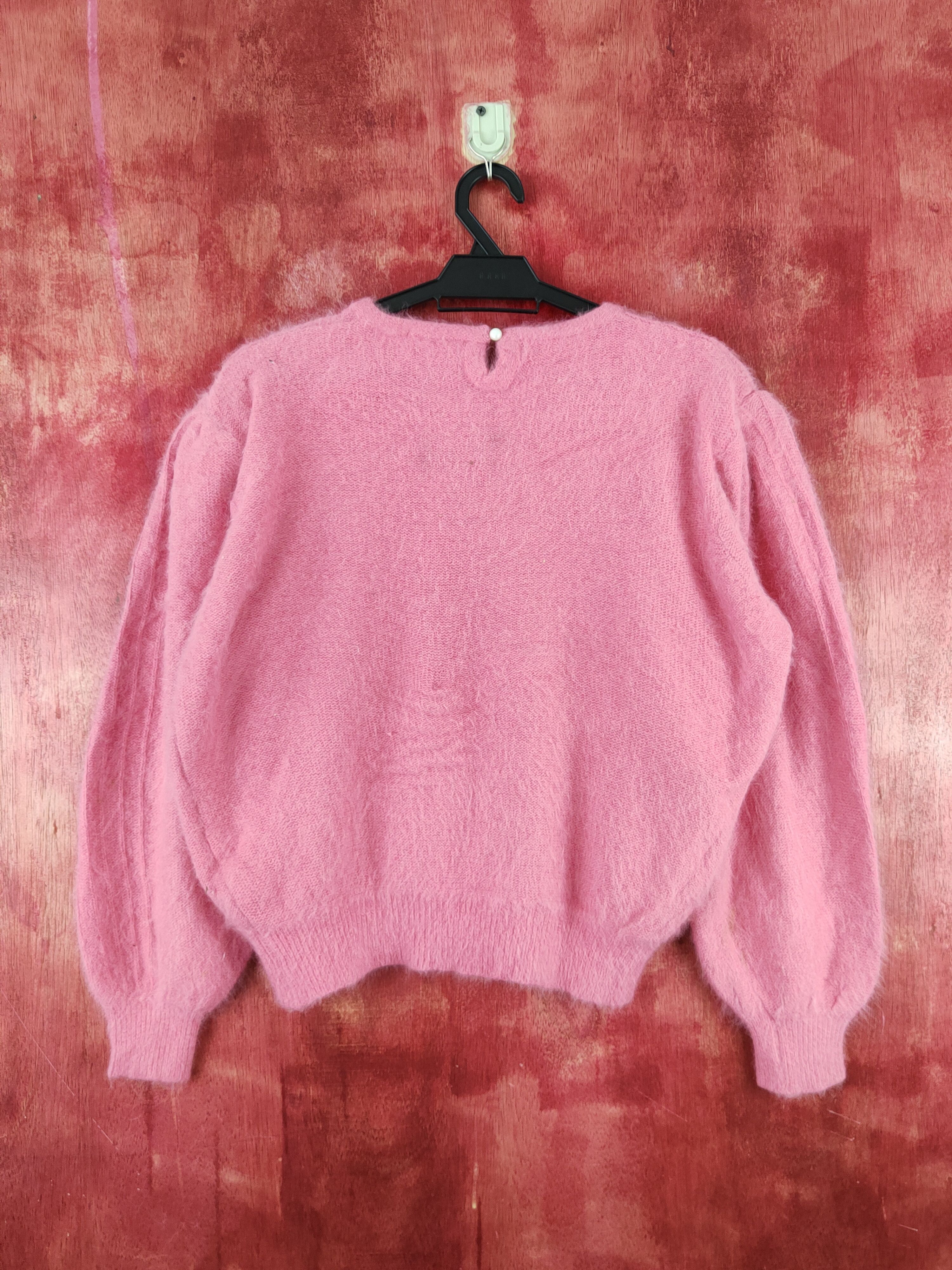 Homespun Knitwear × Japanese Brand Procole Pink Shag Shaggy Fur Mohair Knitwear #S2019 Size M / US 6-8 / IT 42-44 - 8 Thumbnail