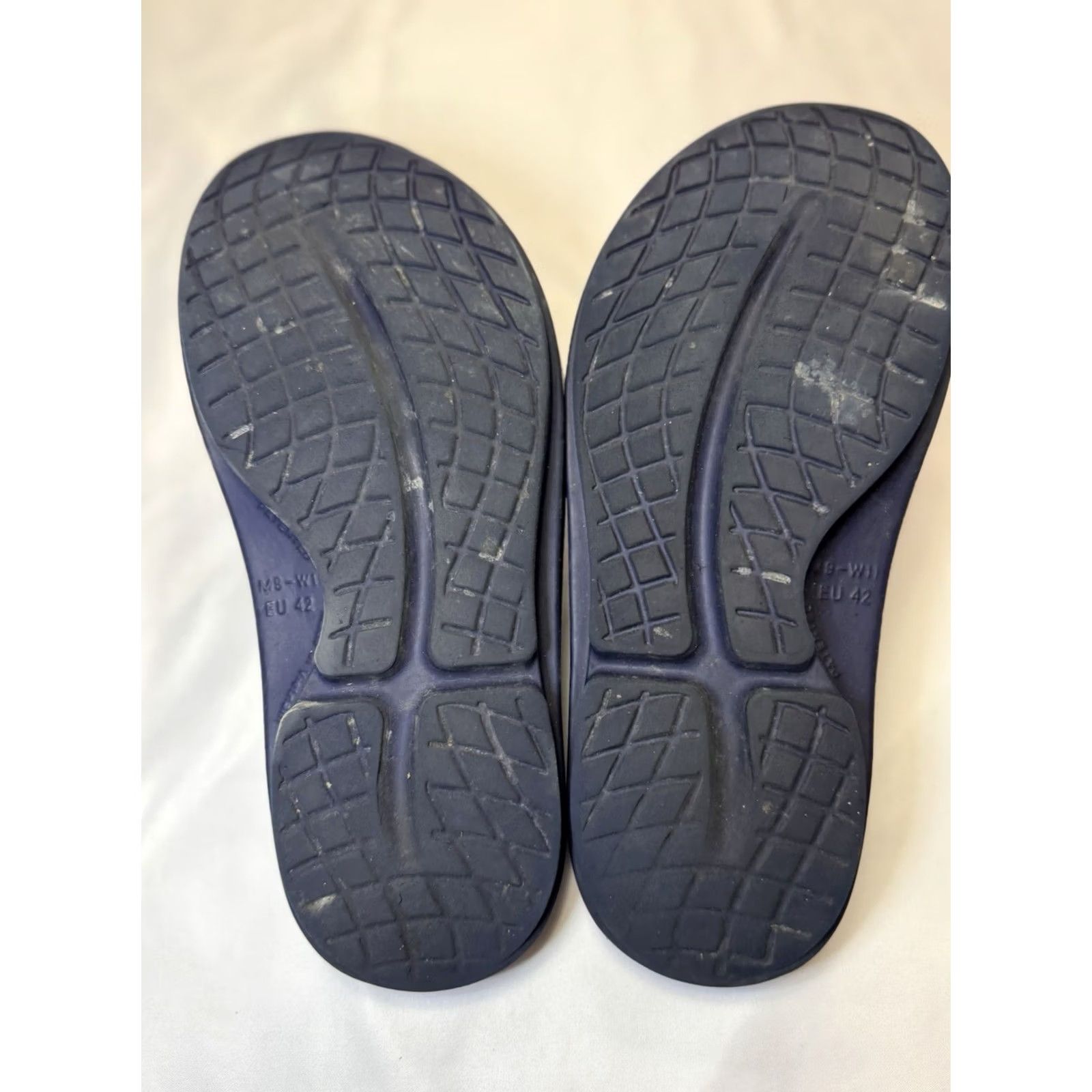Vintage OOFOS Ooahh Men Slide Recovery Comfort Sport Sandal Navy Blue Womens 11 Size 9 US Navy Blue Size US 9 / IT 39 - 5 Thumbnail