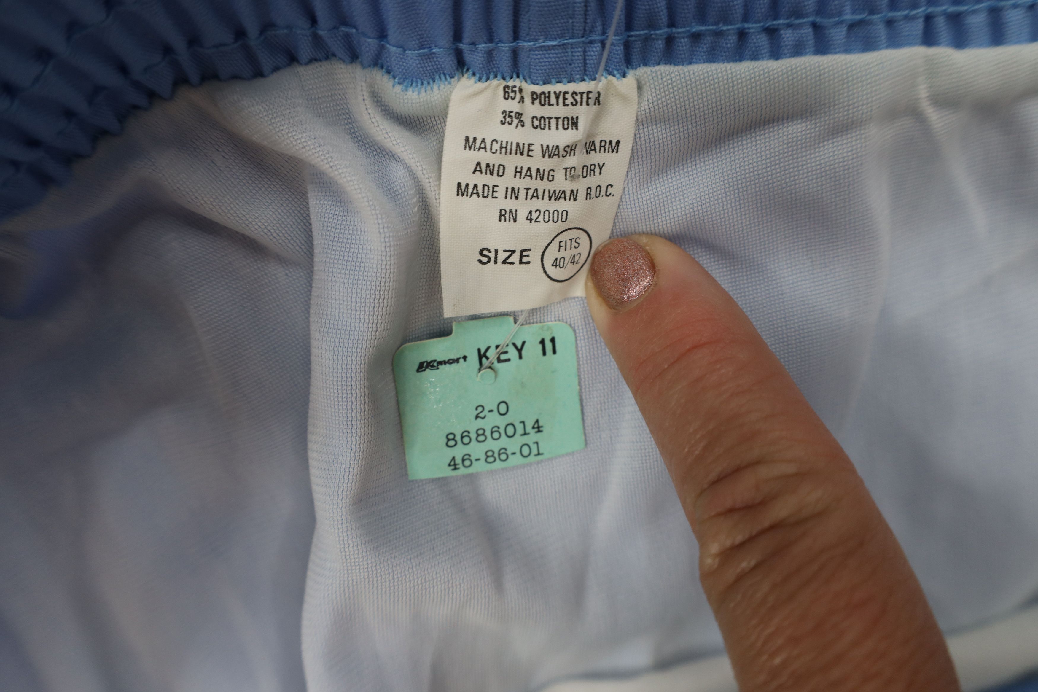 Vintage Deadstock Vintage70s Streetwear Running Tennis Shorts Blue Size US 40 / EU 56 - 7 Thumbnail