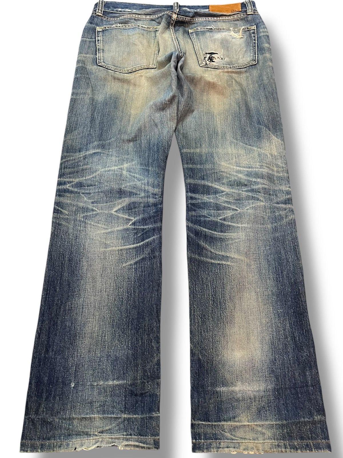 Uniqlo Vintage Uniqlo S002 Mudwash Distressed Denim Size US 34 / EU 50 - 5 Thumbnail