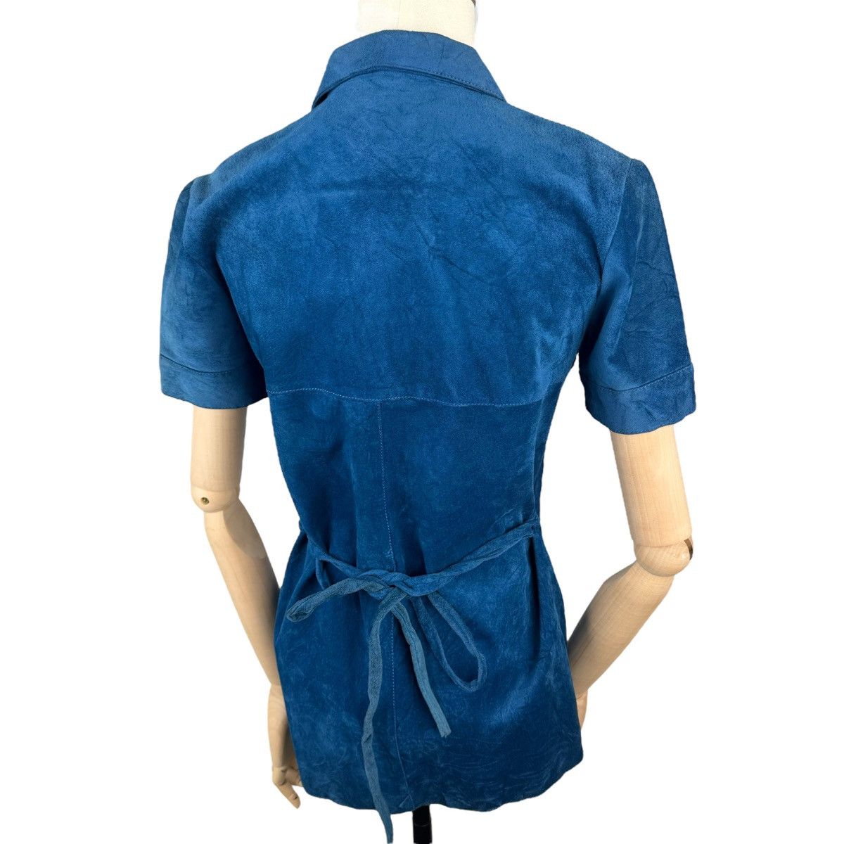 Dolce & Gabbana Vintage Dolce & Gabbana Leather Shirt Button Down Size XS / US 0-2 / IT 36-38 - 8 Thumbnail