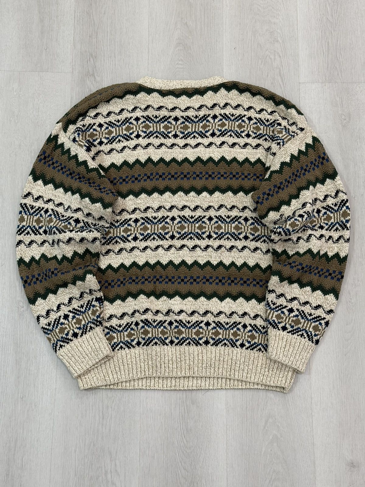 Chaps Ralph Lauren Vintage 90s Chaps Ralph Lauren 3D Cable Knit Sweater L USA Size US L / EU 52-54 / 3 - 9 Thumbnail