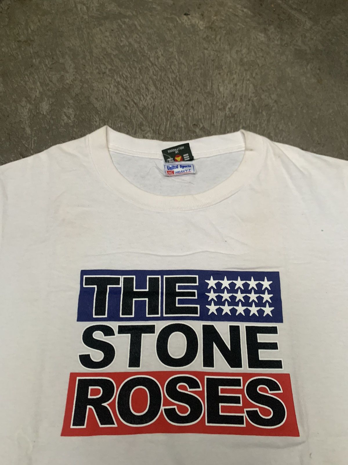 image of Band Tees x Vintage The Stone Roses Shirt,oasis, Blur,britpop in White, Men's (Size Medium)