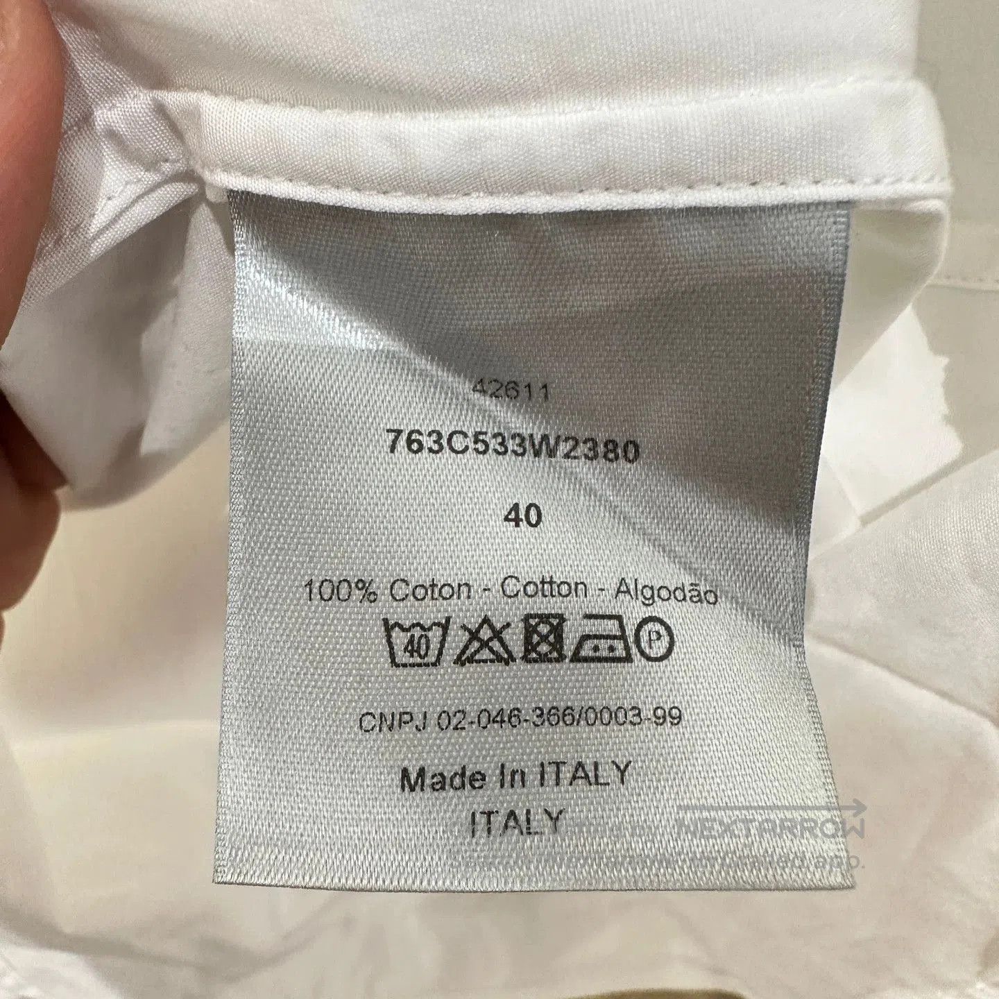 Dior White Long Sleeve Button. Size US M / EU 48-50 / 2 - 2 Thumbnail