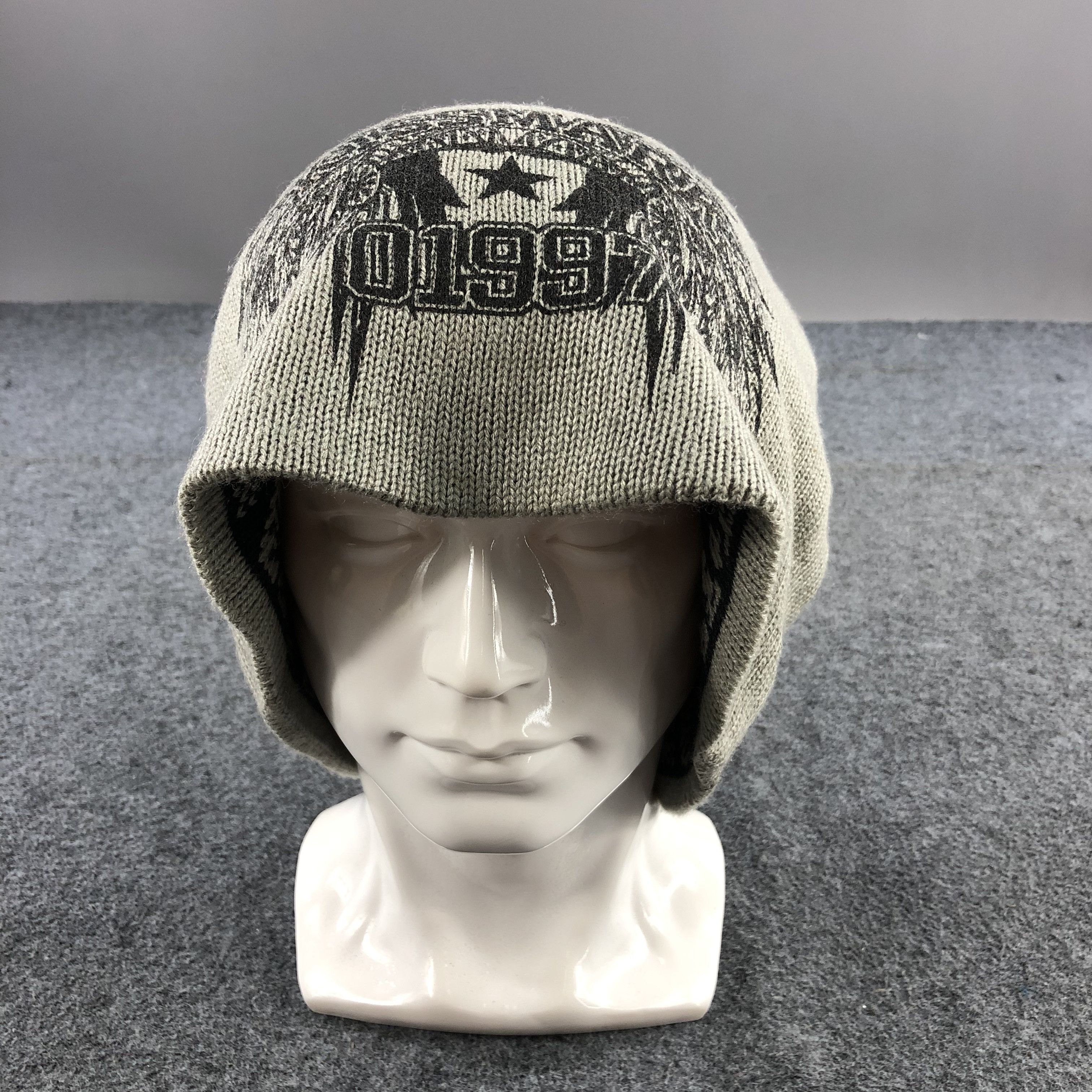 Vintage Kissmark 01997 Reversible Beanie Snowcap Snow Hat B196 Size ONE SIZE - 3 Thumbnail
