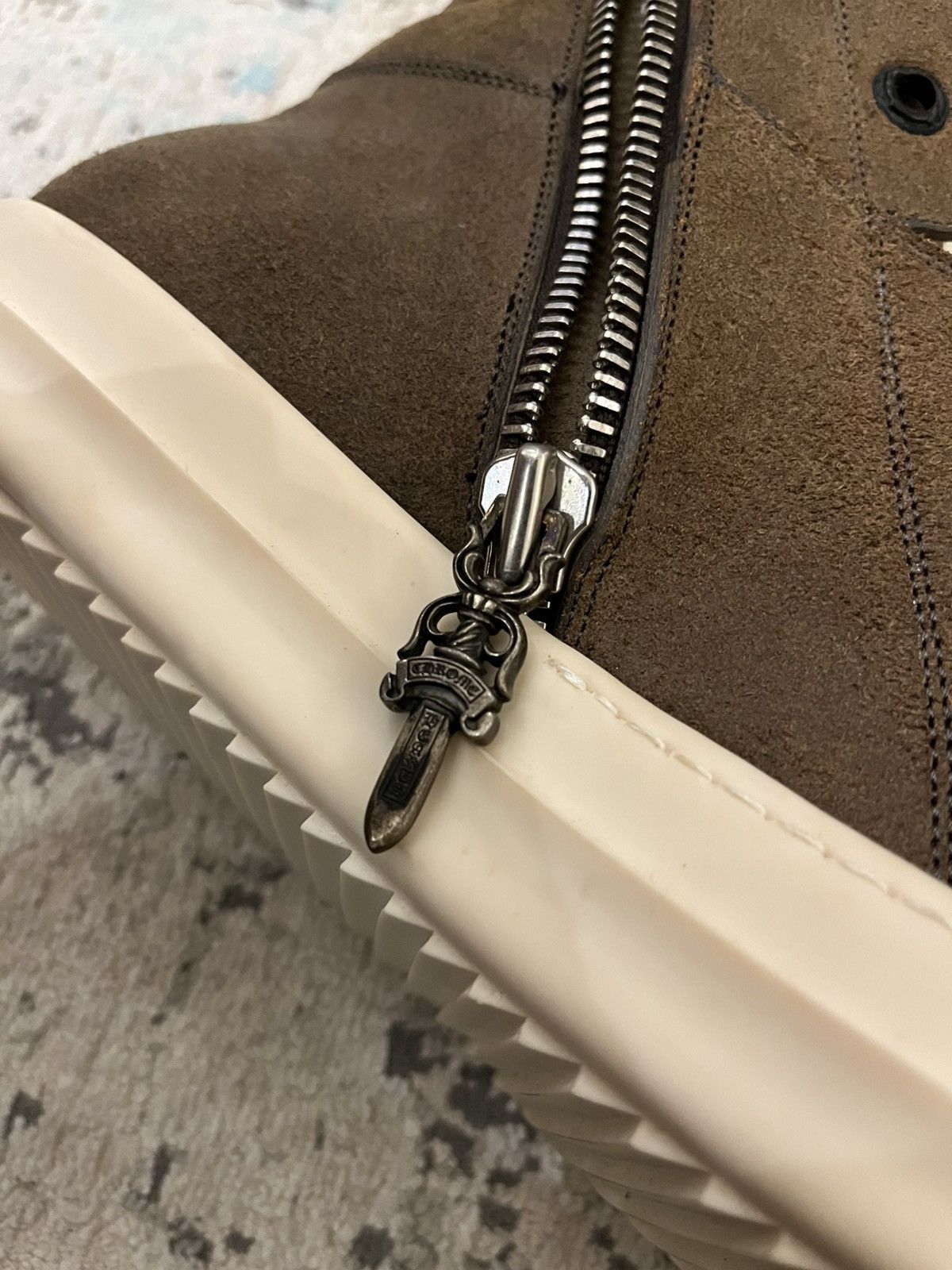 Chrome Hearts × Rick Owens Rick Owens Pony fur island dunk Size US 9.5 / EU 42-43 - 5 Thumbnail