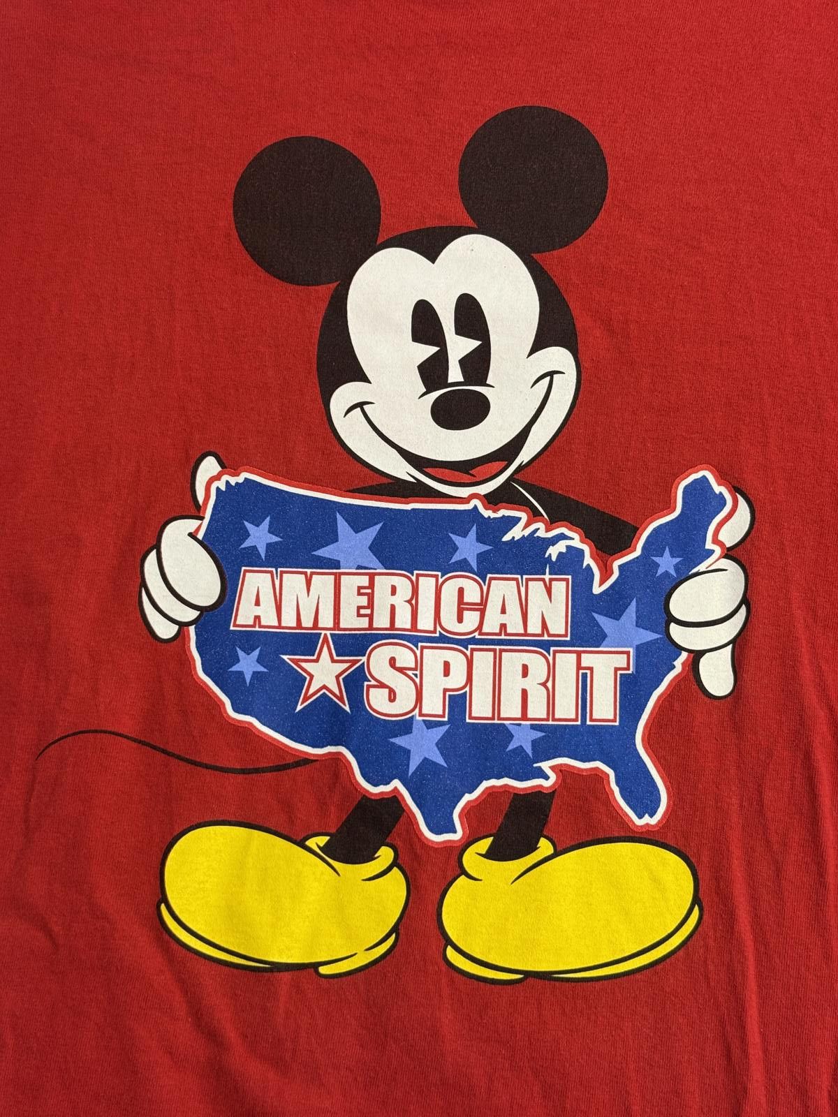 Disney Y2K Mickey Mouse American Spirit T-shirt Patriotic Tee XL Size US XL / EU 56 / 4 - 3 Thumbnail