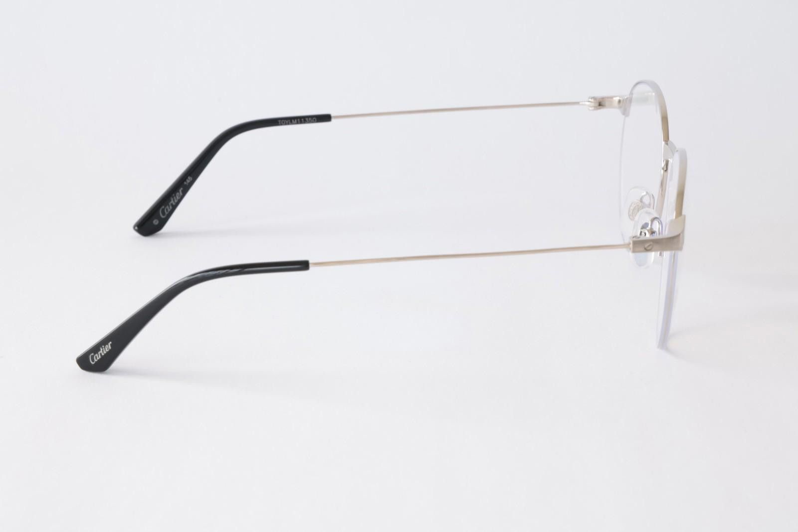 Cartier New Cartier eyewear optical eyeglasses CT0405O 002 silver Size ONE SIZE - 7 Thumbnail