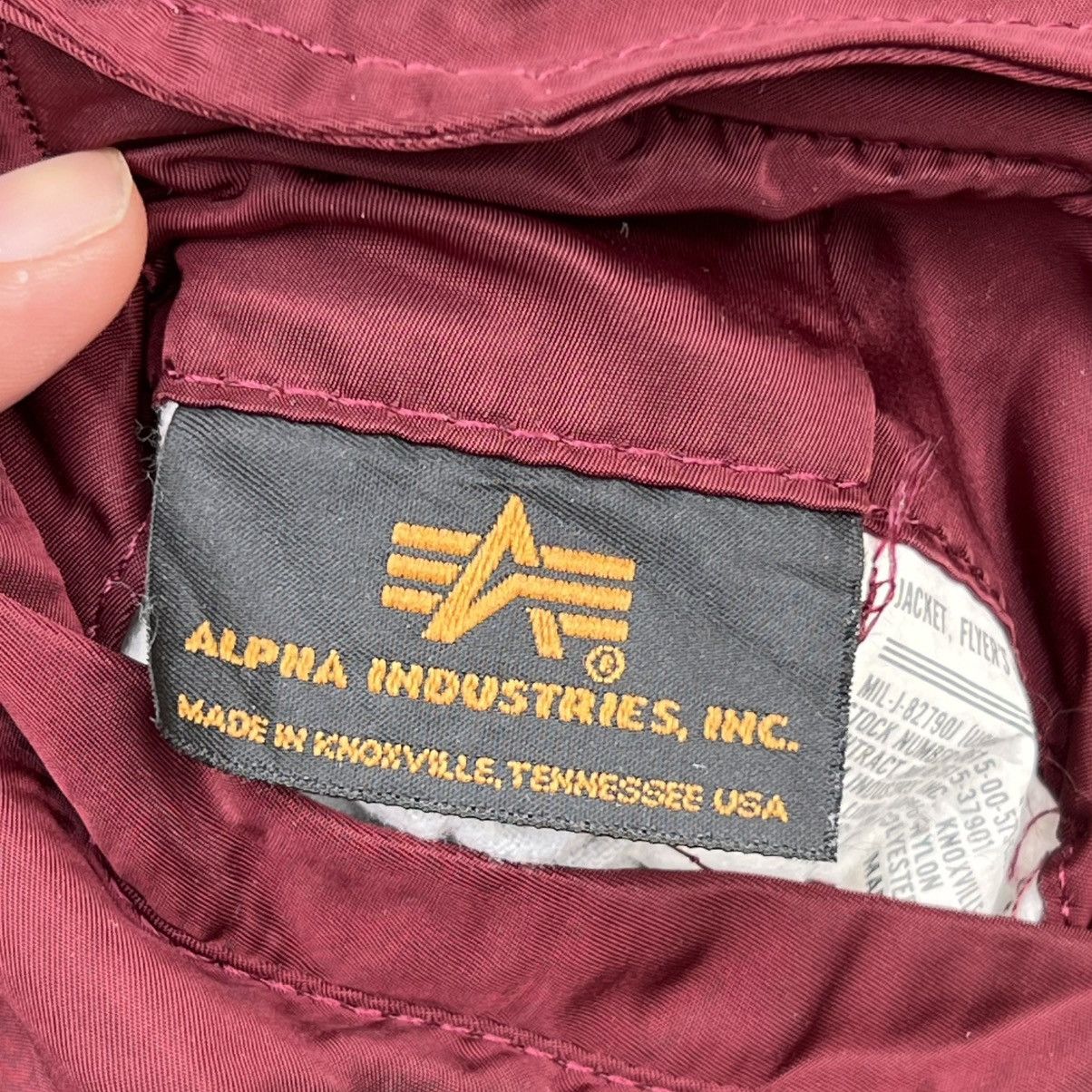 Alpha Industries “VINTAGE” INTERMEDIATE MA-1 ALPHA INDUSTRIES BOMBER JACKET Size US L / EU 52-54 / 3 - 15 Thumbnail