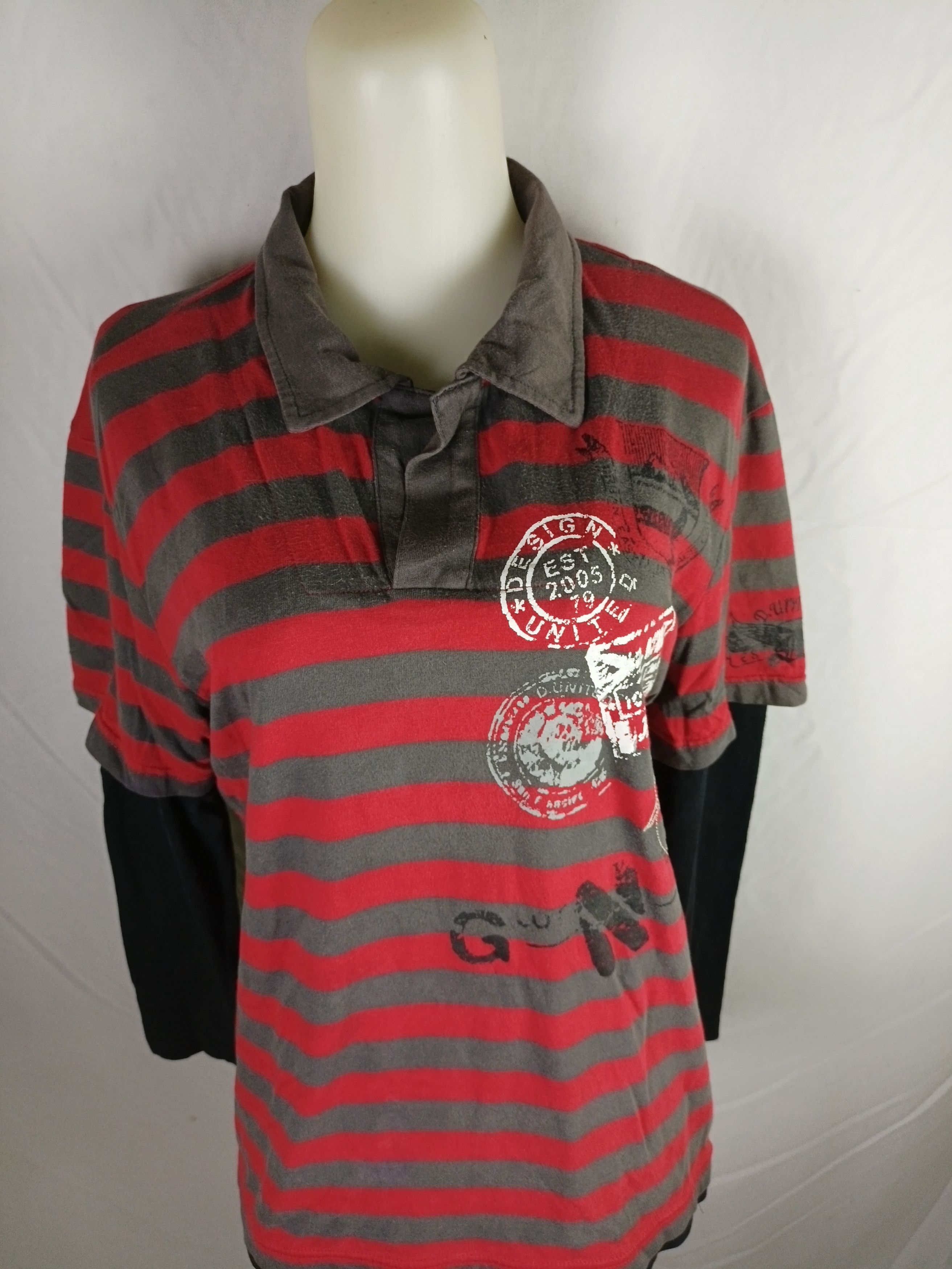 If Six Was Nine × Japanese Brand Design United Double Layers Long Sleeve Stripe Size US L / EU 52-54 / 3 - 2 Thumbnail