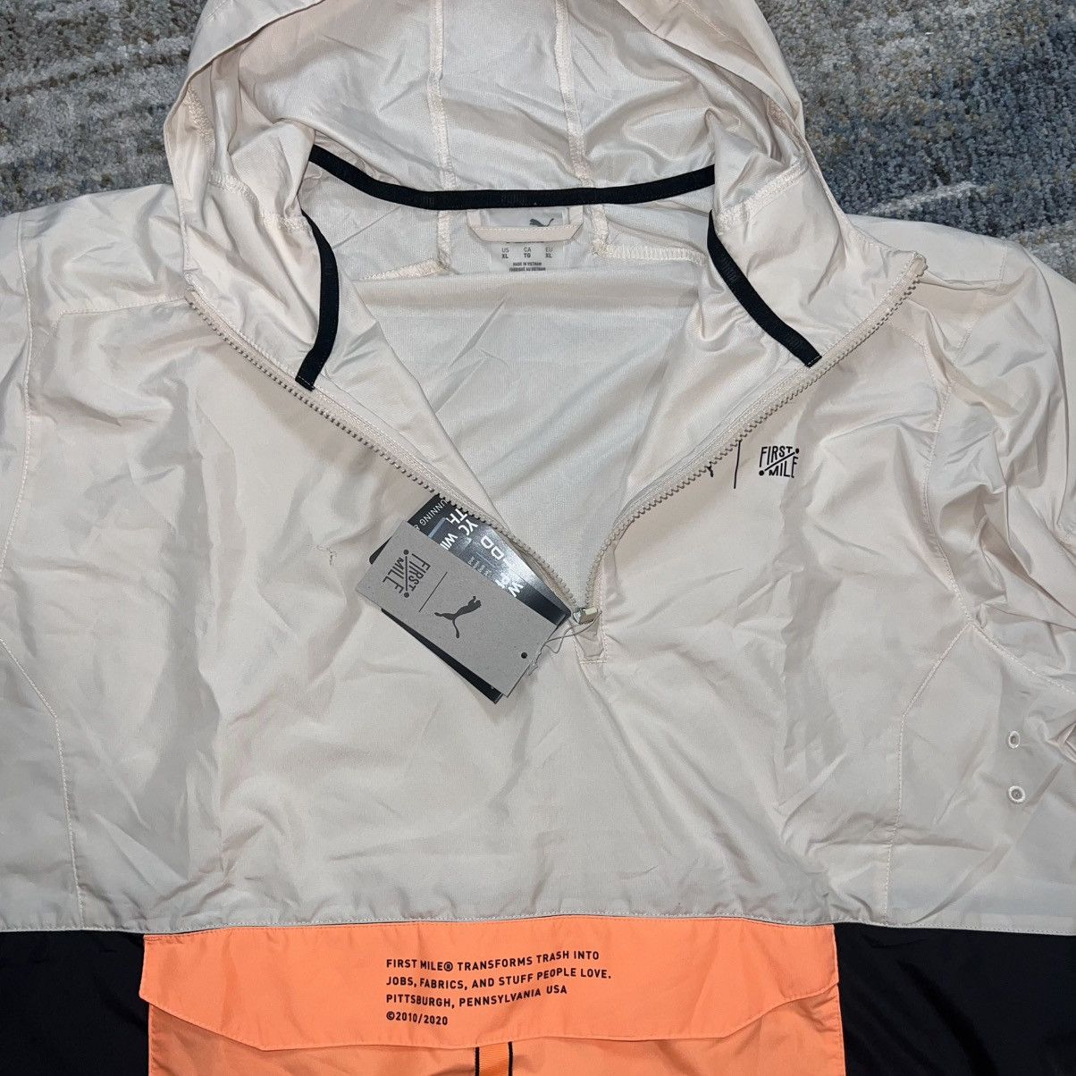 Puma NEW PUMA x FIRST MILE Windcell Utility Jacket Tapioca Size US XL / EU 56 / 4 - 5 Thumbnail