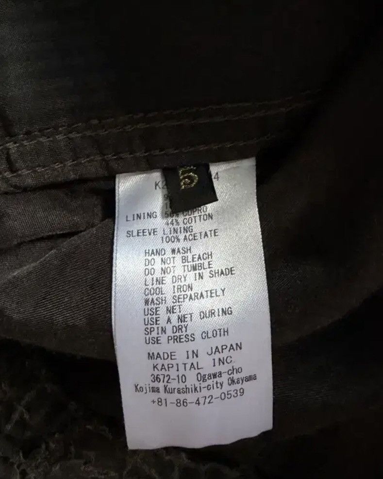 Kapital TEACORE Black Boro Jacket Size US XXL / EU 58 / 5 - 3 Thumbnail