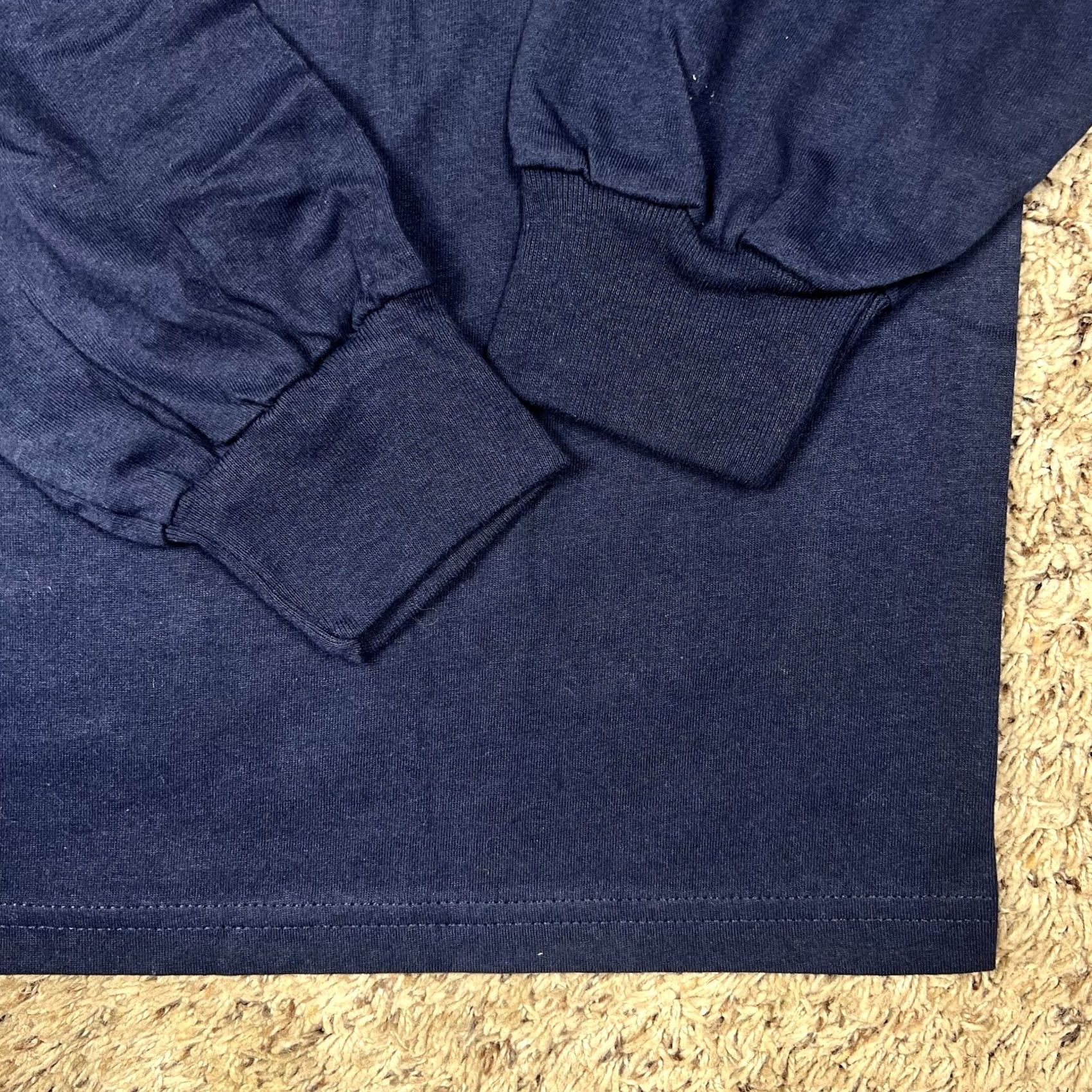 Nike VINTAGE Nike T-Shirt Navy Blue 90s Spellout Double Sided Graphic XL Mens Size US XL / EU 56 / 4 - 6 Thumbnail