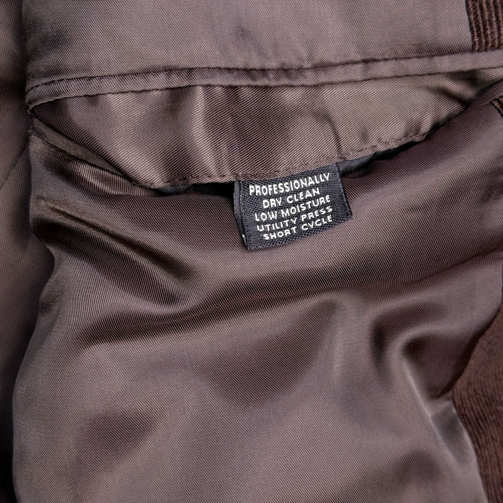 Jos. A. Bank Jos A Bank Corduroy Sport Coat Mens 41R Brown Blazer Size 42R - 7 Thumbnail