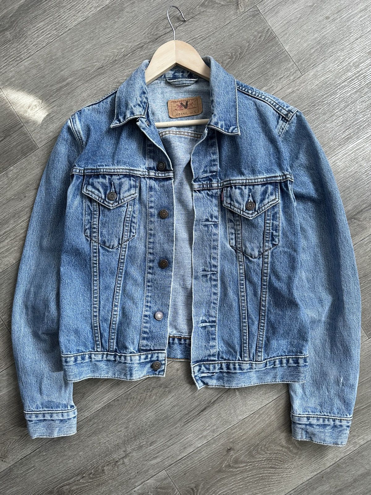Levi's 🫧 Vintage Levi's Trucker Denim Jacket Blue Medium Wash Size L / US 10 / IT 46 - 2 Thumbnail